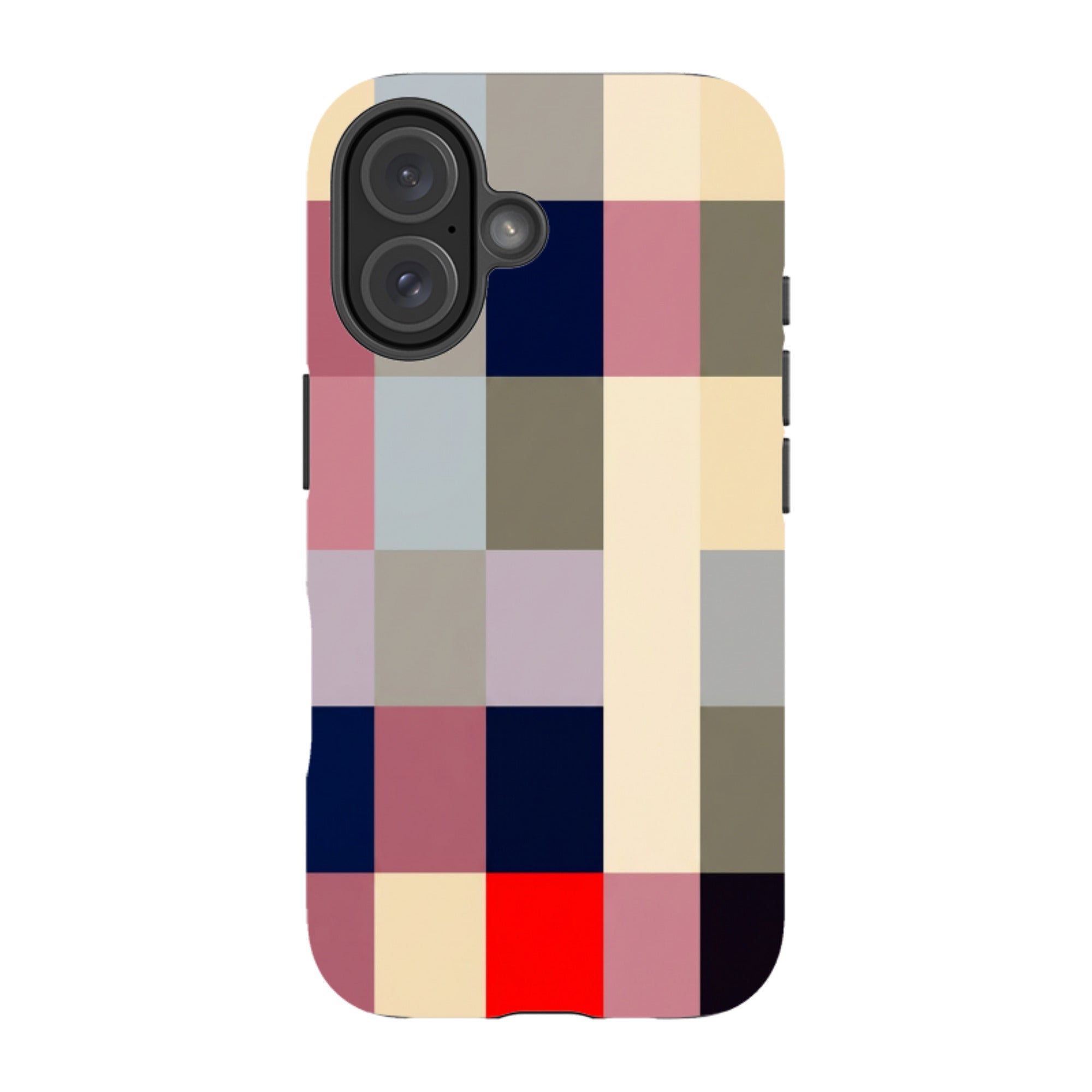 iPhone Tough Case - Retro Plaid