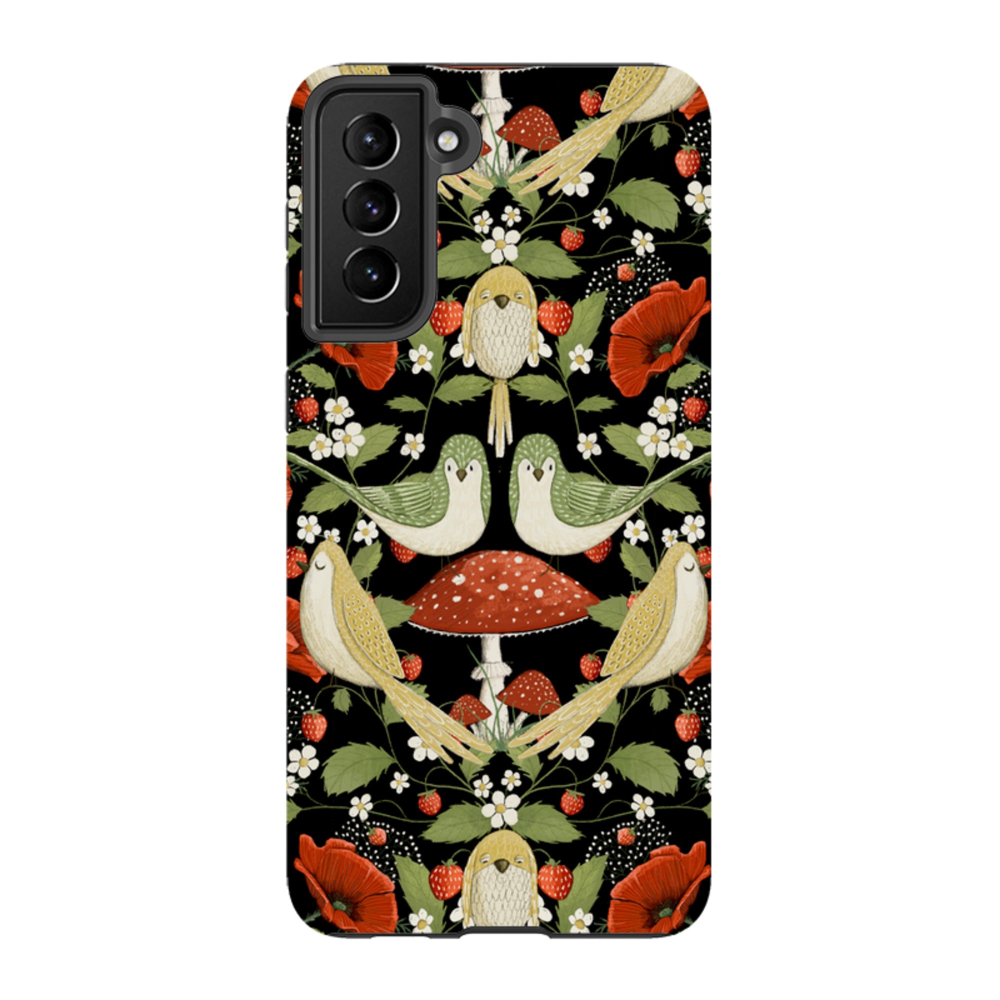 Samsung Tough  Case - Red Poppies By Maja Lindberg