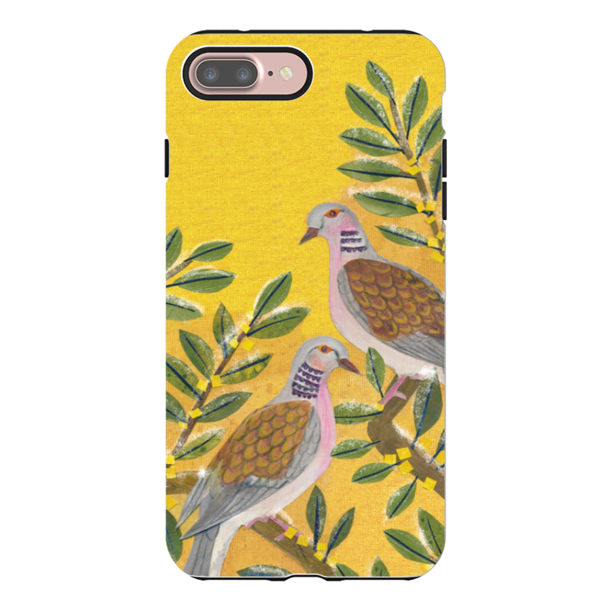 iPhone Tough Case - Two Turtle Doves By Tracey English