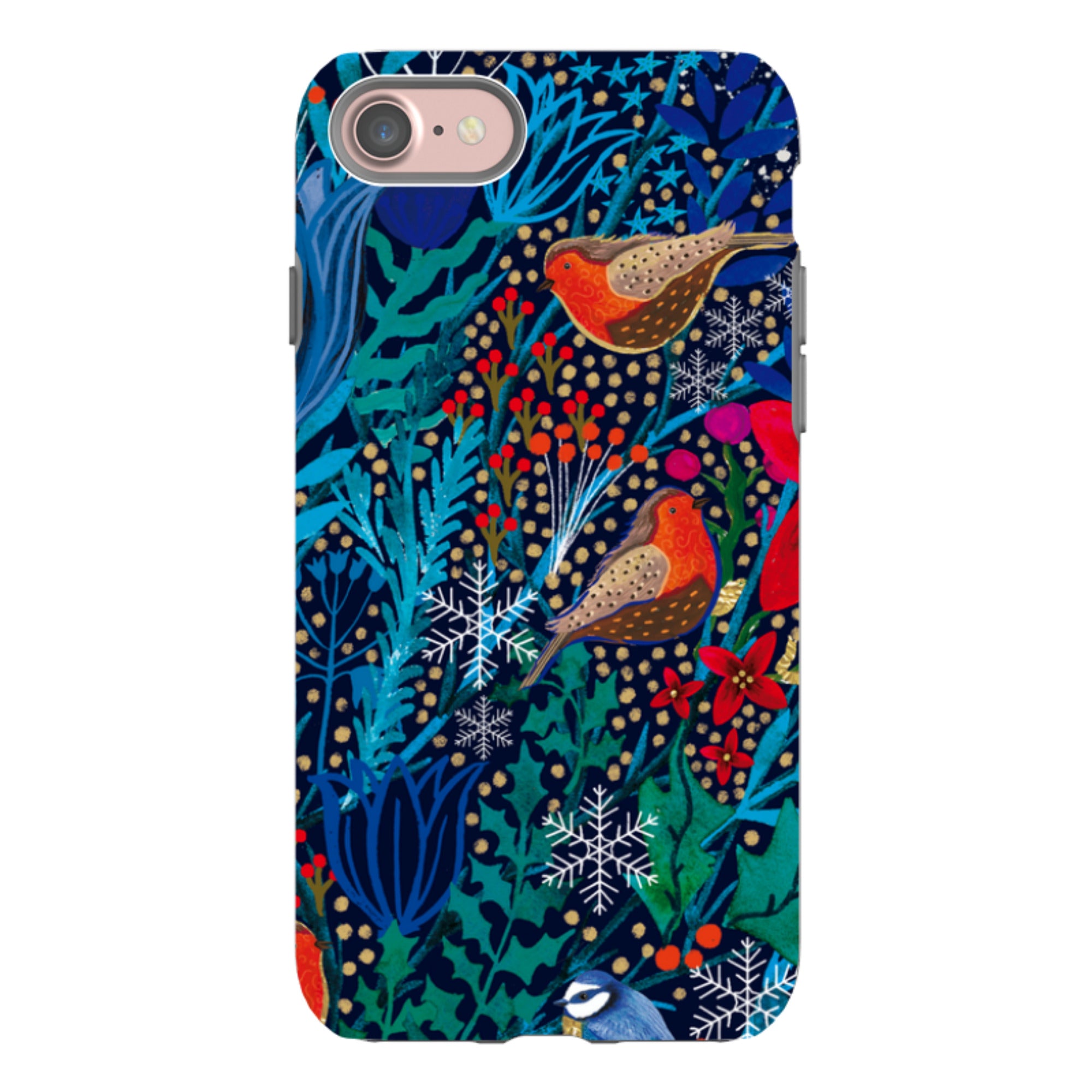 iPhone Tough Case - Xmas Robin III By Emma Frances Grant