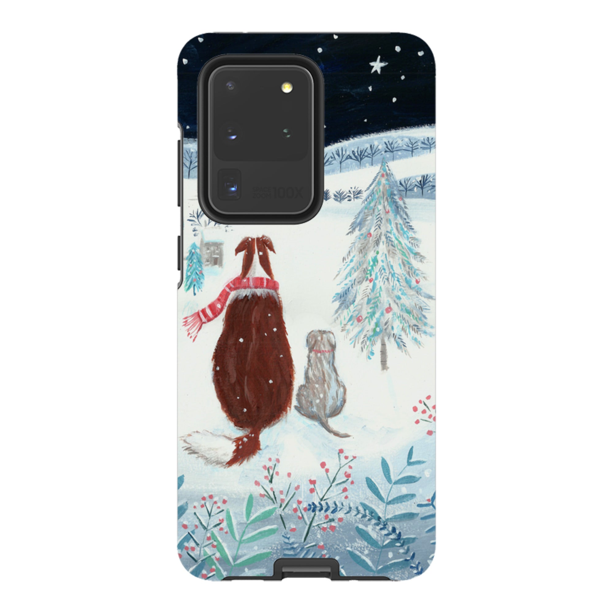 Samsung Tough Case - Snow Dogs By Mary Stubberfield