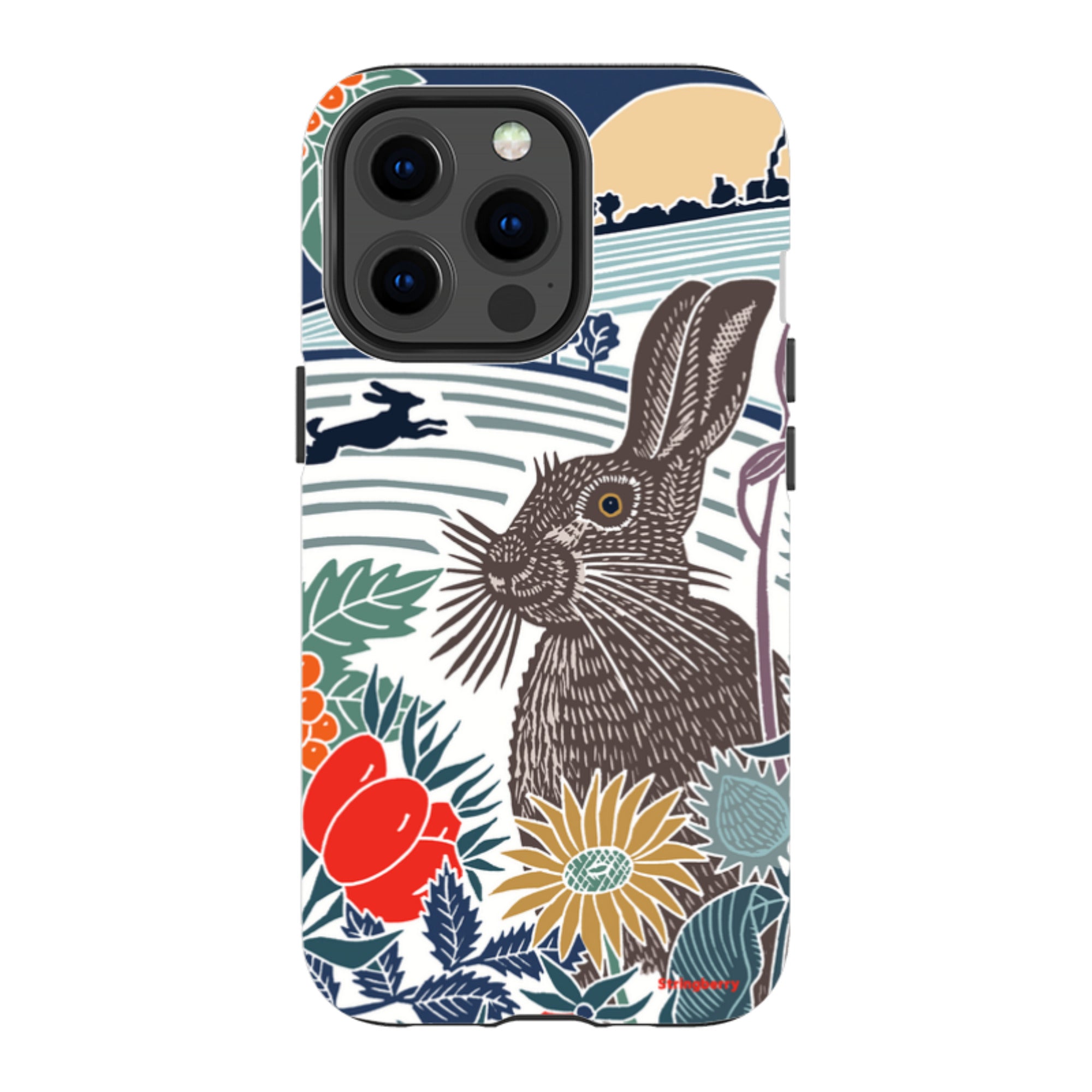 iPhone Tough Case - Winter Hare By Kate Heiss
