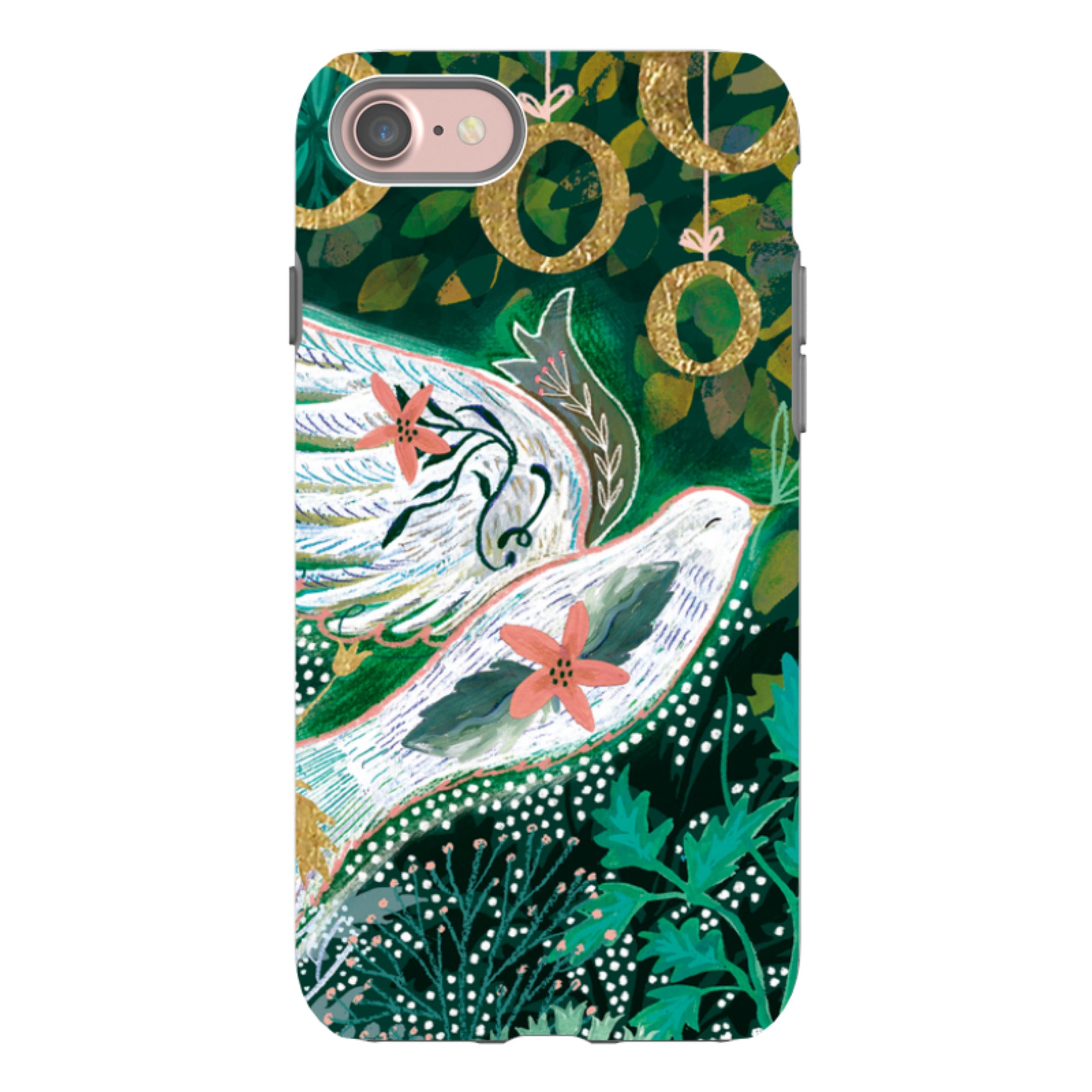 iPhone Tough Case - Gold Rings By Emma Frances Grant