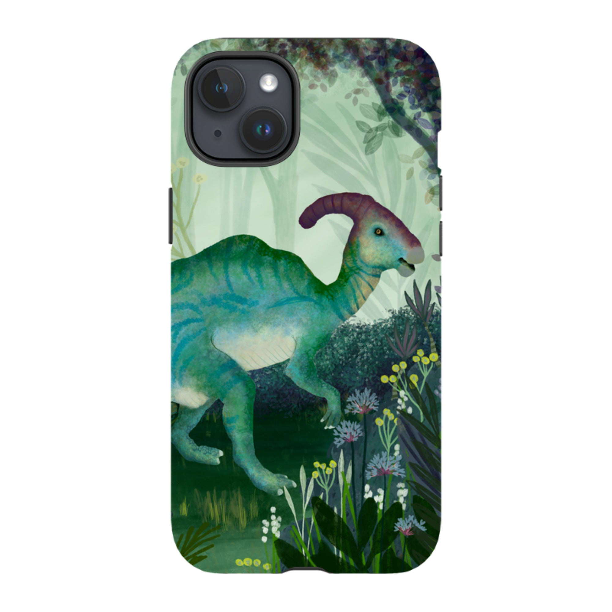 iPhone Tough Case - Dino Park III By Katherine Quinn
