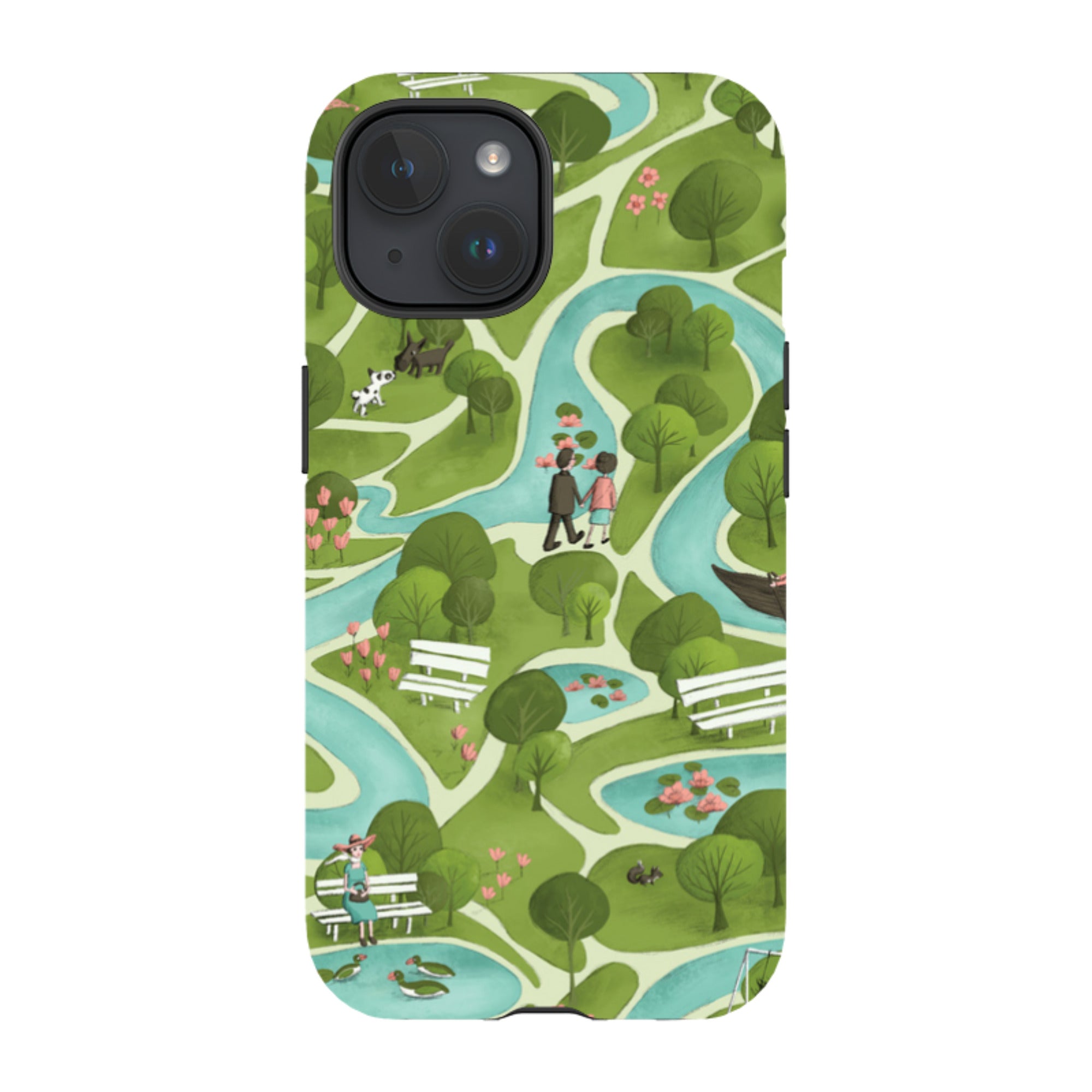 iPhone Tough Case - In the Park By Maja Lindberg