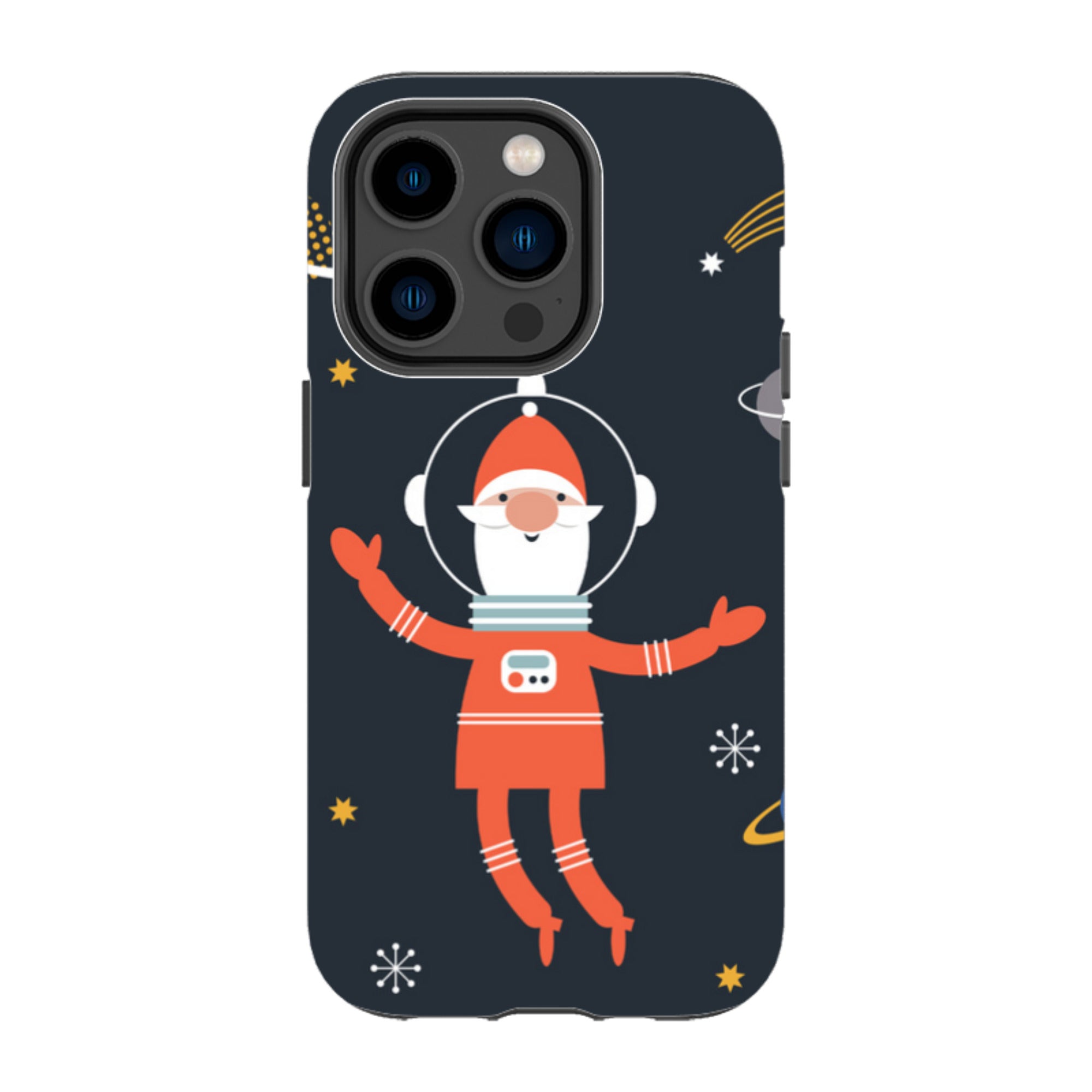 iPhone Tough Case - Cosmic Santa