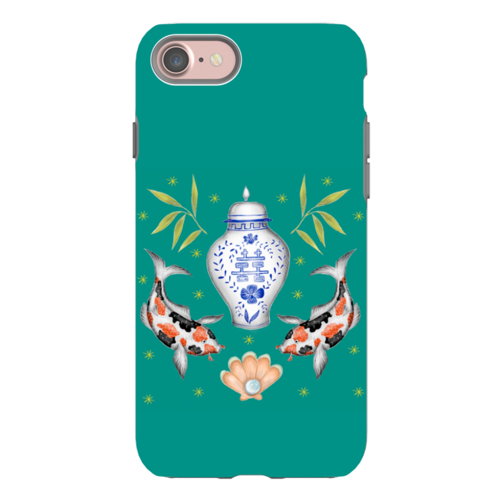 iPhone Tough Case - Koi Carp By Catherine Rowe