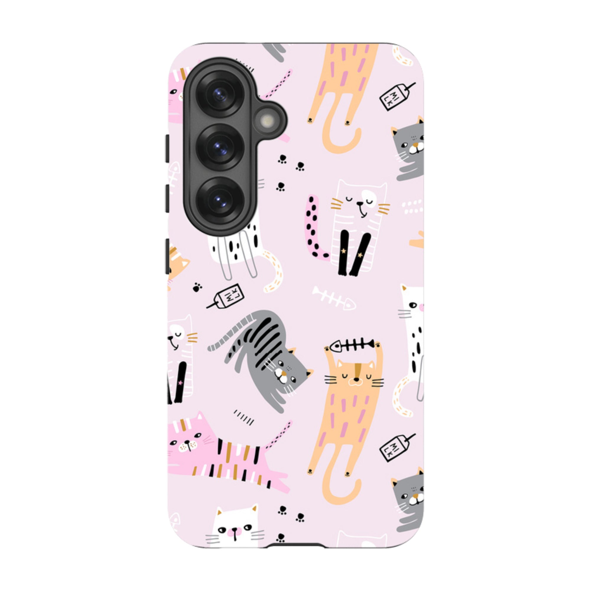 Samsung Tough Case - Cat And Bone Pink