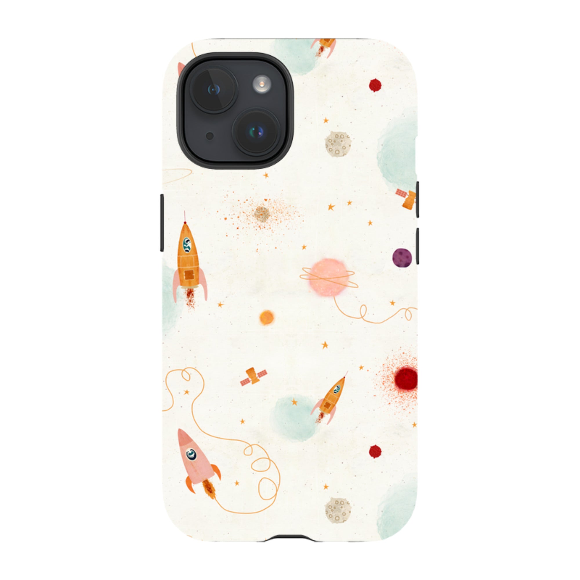 iPhone MagSafe Tough Case - Rockets Cream By Katherine Quinn