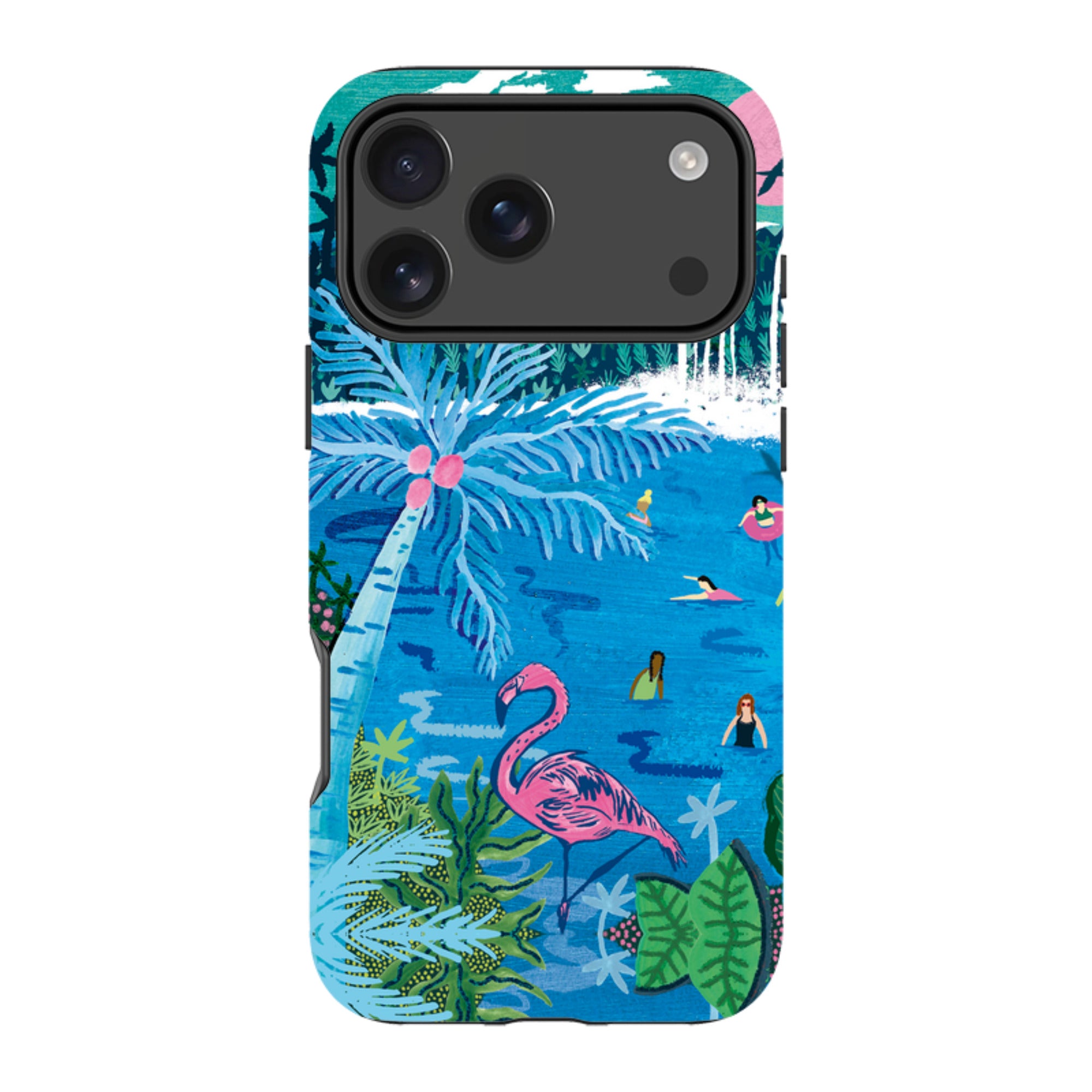 iPhone Tough Case - Palm Pool III By Emma Frances Grant