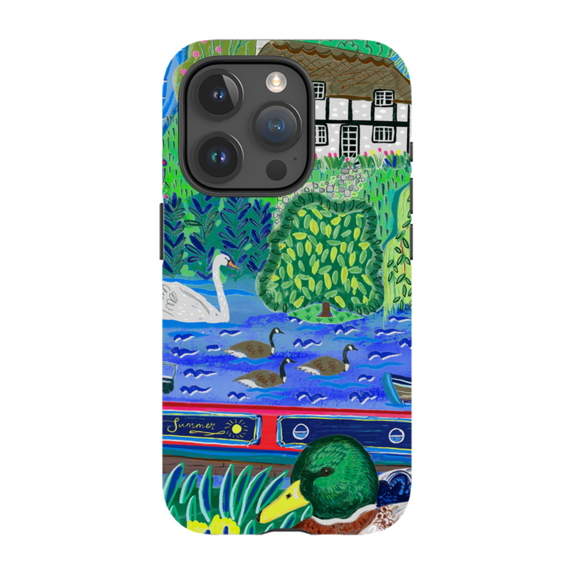 iPhone Tough Case - Canalside By Emma Frances Grant
