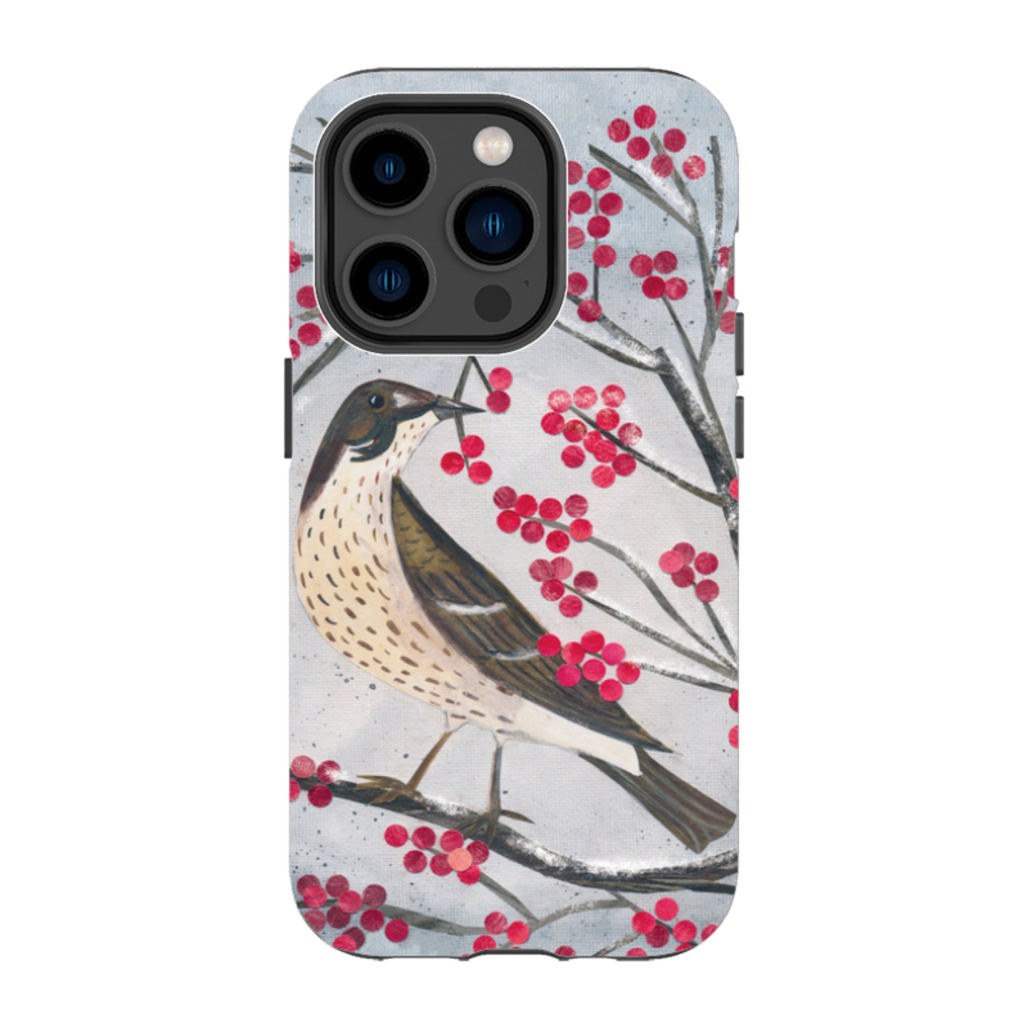 iPhone Tough Case - Mistle Thrush By Tracey English