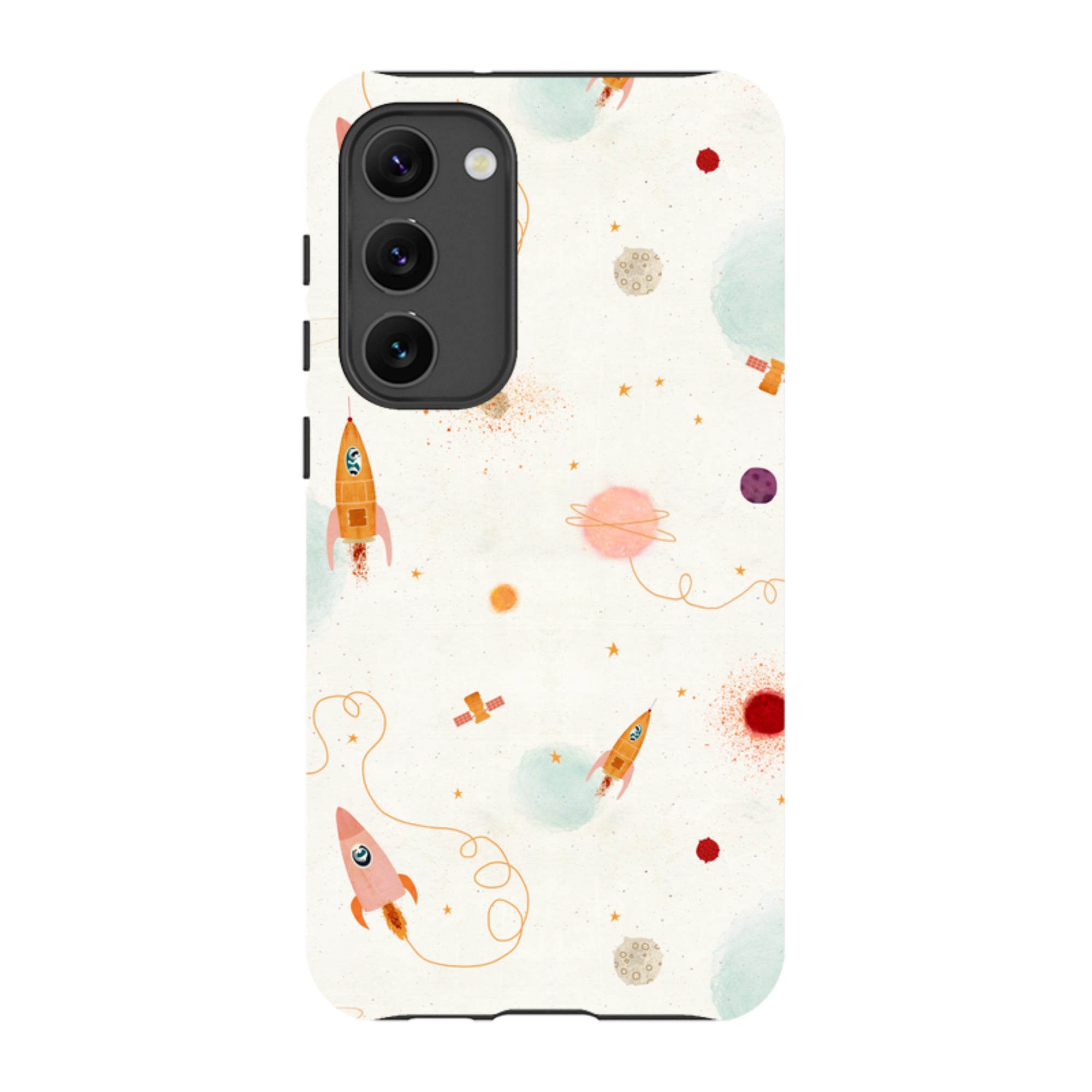Samsung Tough Case - Rockets Cream By Katherine Quinn