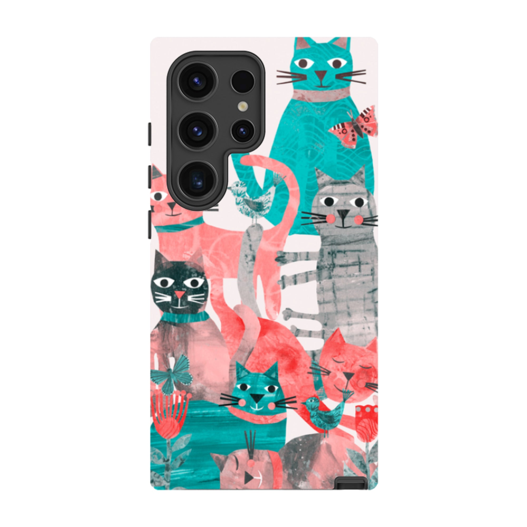 Samsung Tough  Case - Cat Party II By Tracey English