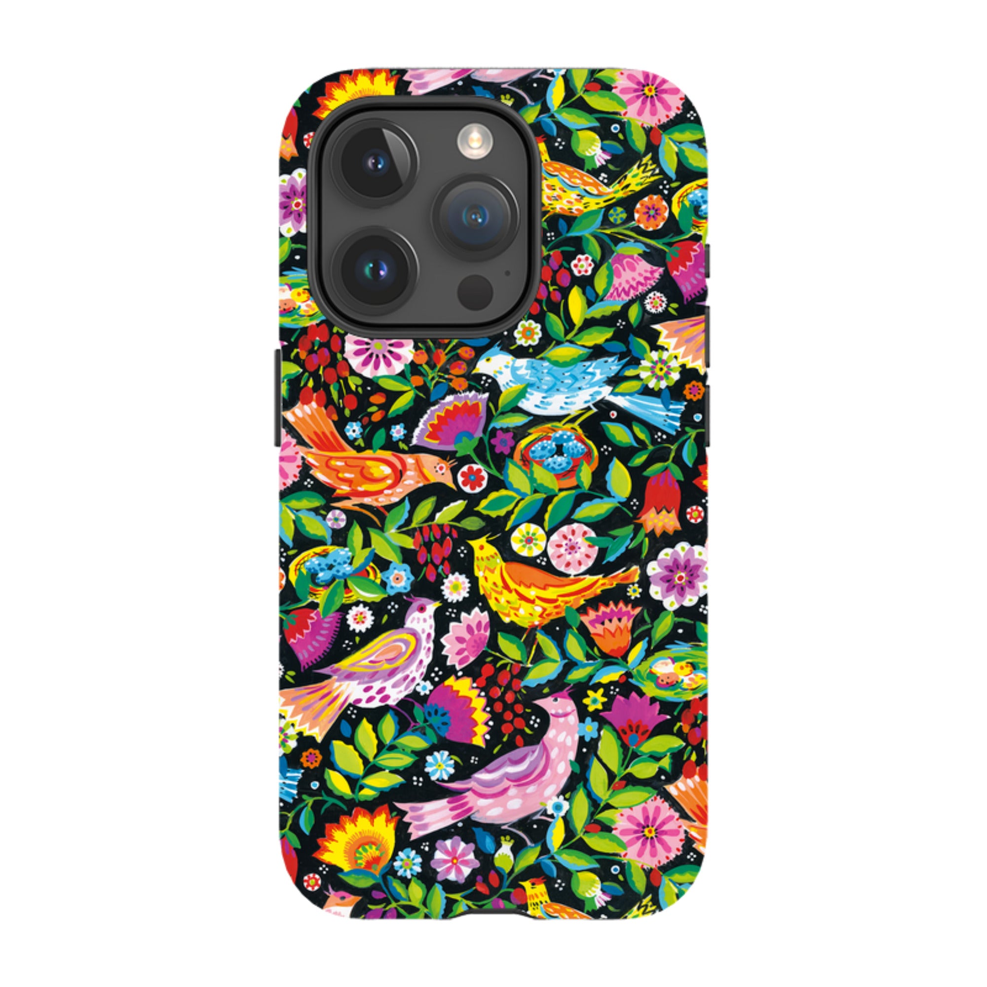 iPhone MagSafe Tough Case -  Folk Birds By Sarah Campbell