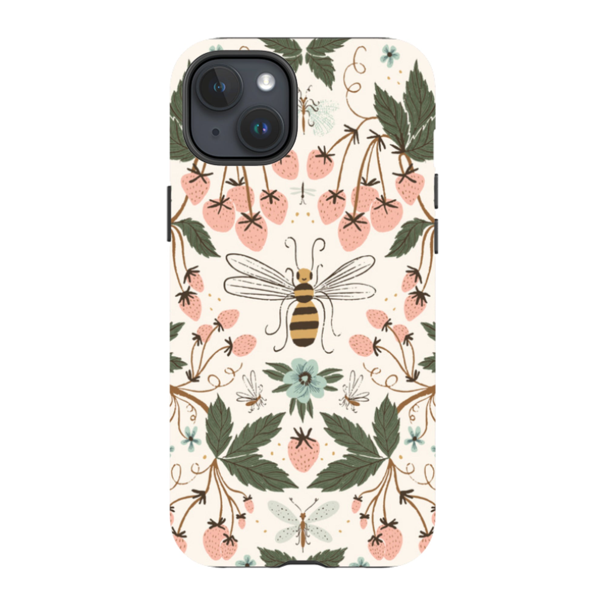 iPhone MagSafe Tough Case - Bugs and Berries By Meghann Rader
