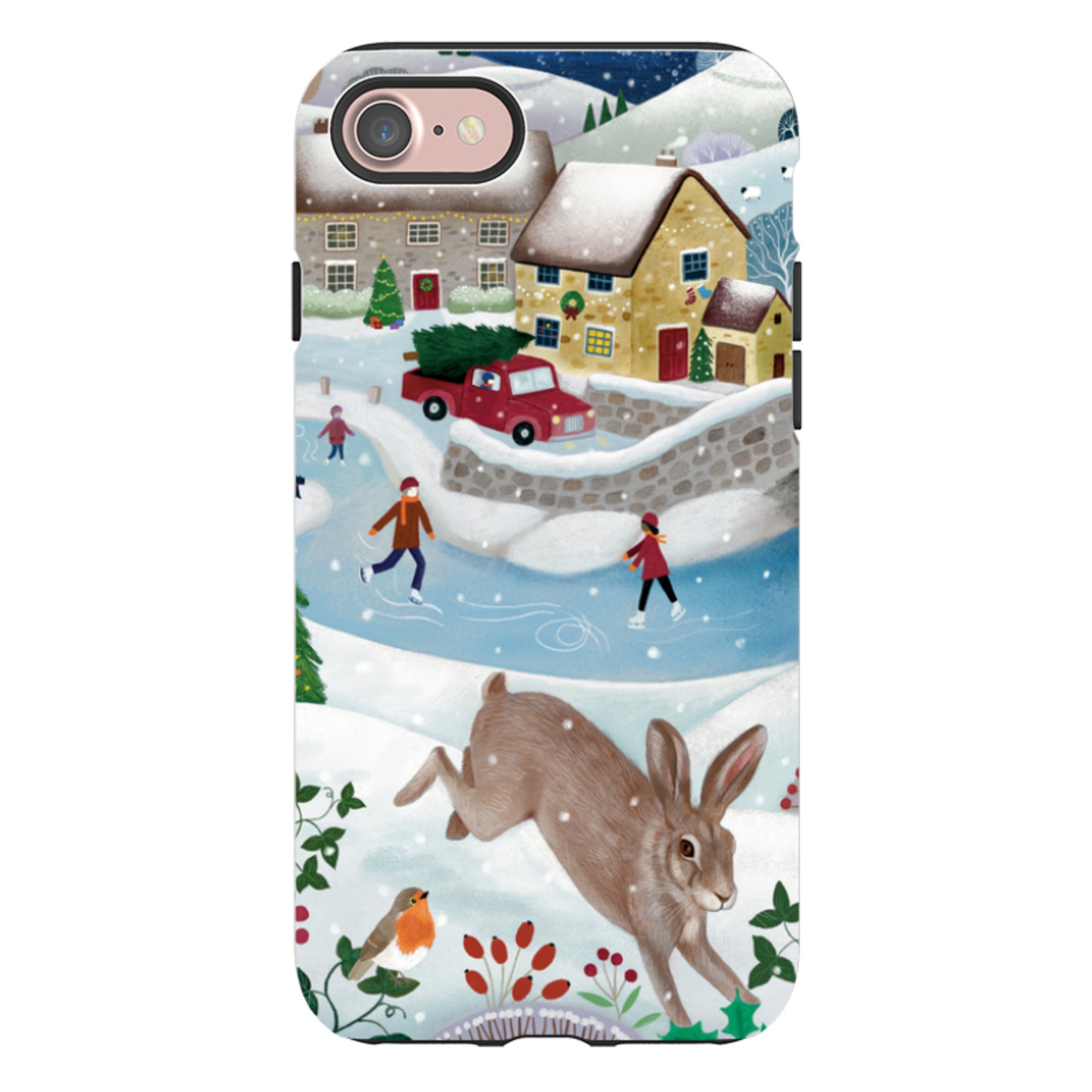 iPhone Tough Case - Advent Rabbit By Bex Parkin