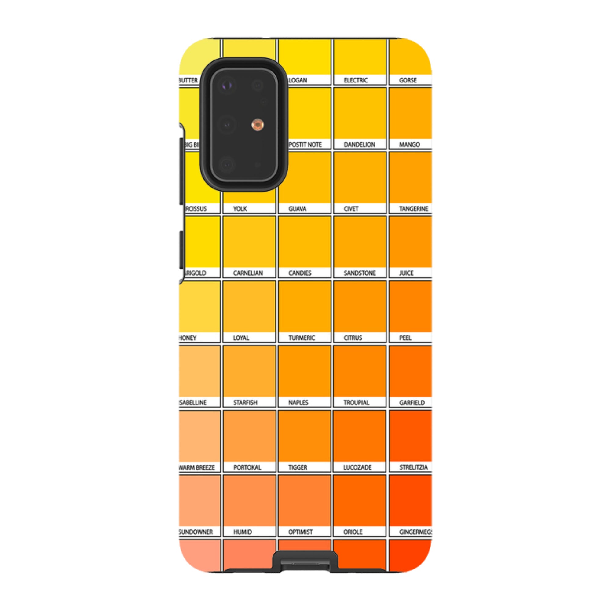 Samsung Tough Case - Yellow Chromology By Kitty Joseph