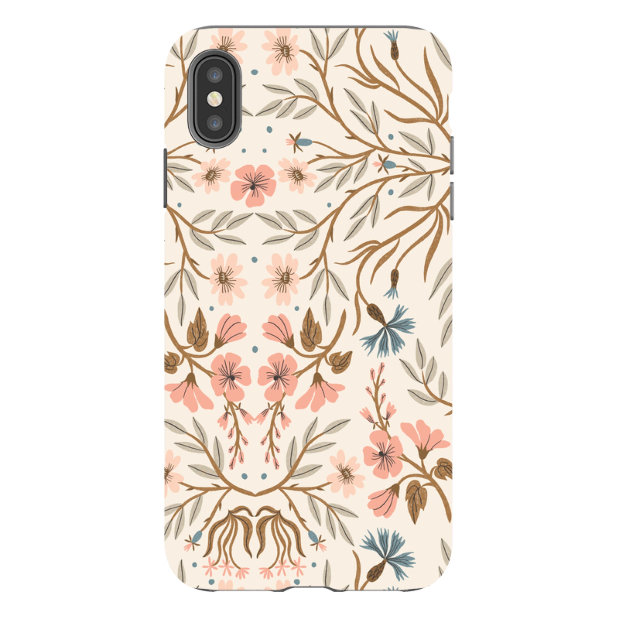 iPhone Tough Case - Jane's Garden Pattern By Meghann Rader