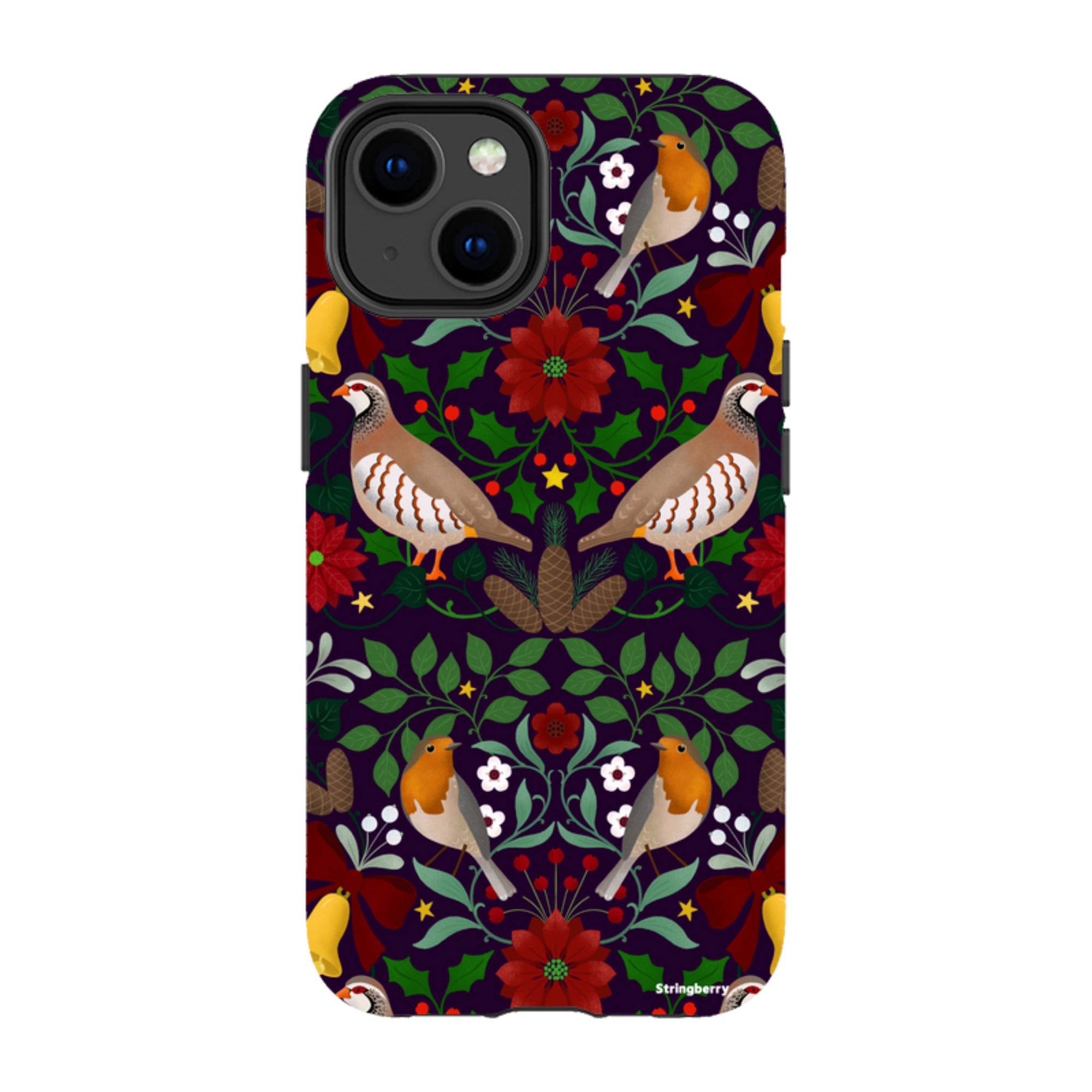 iPhone Tough Case - Xmas Pattern III By Bex Parkin