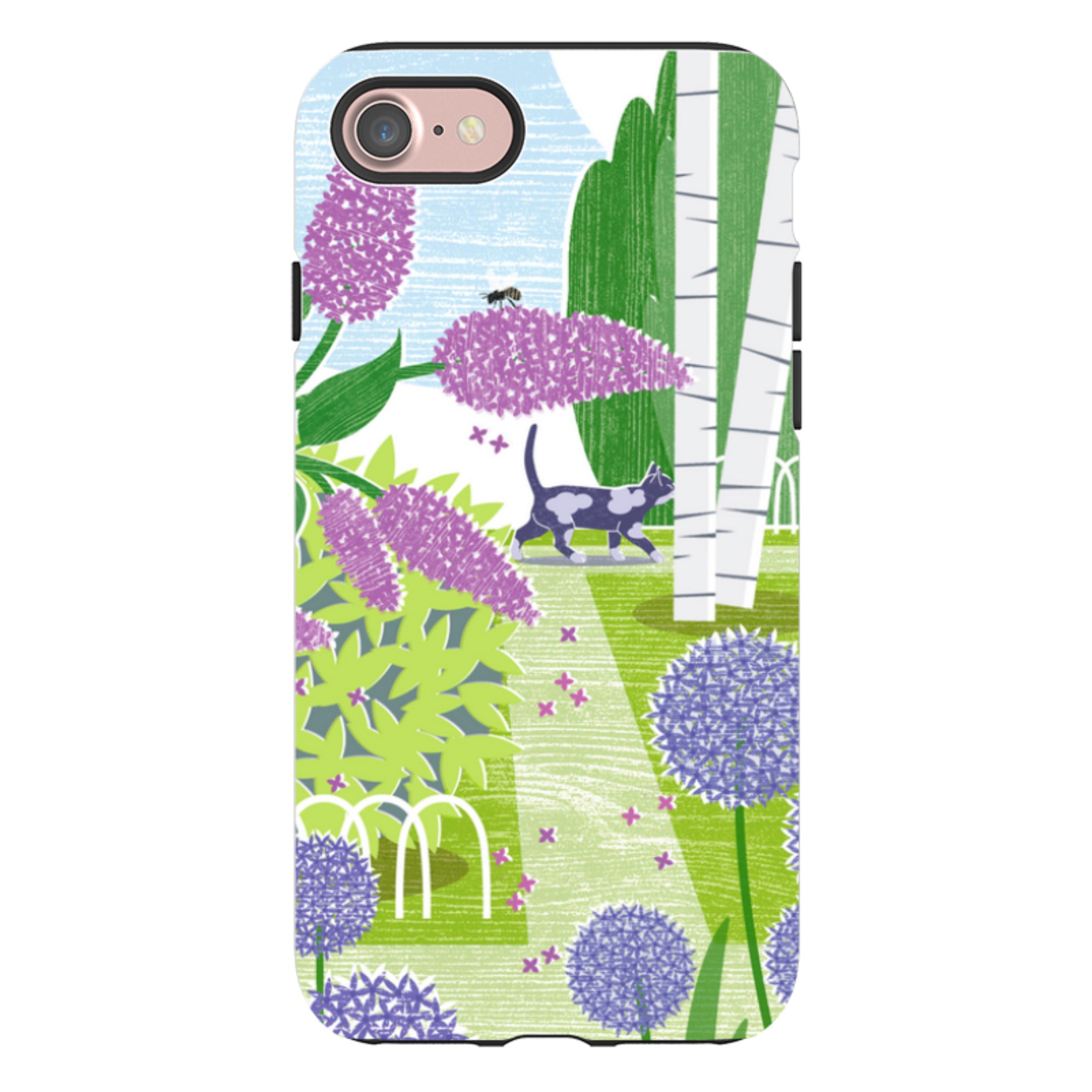 iPhone Tough Case - Lilac And Alliums By Liane Payne
