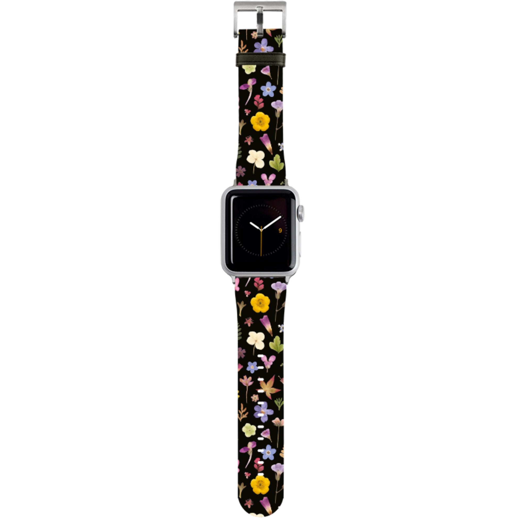 Dark Floral Apple Watch Strap By Helen Ahpornsiri