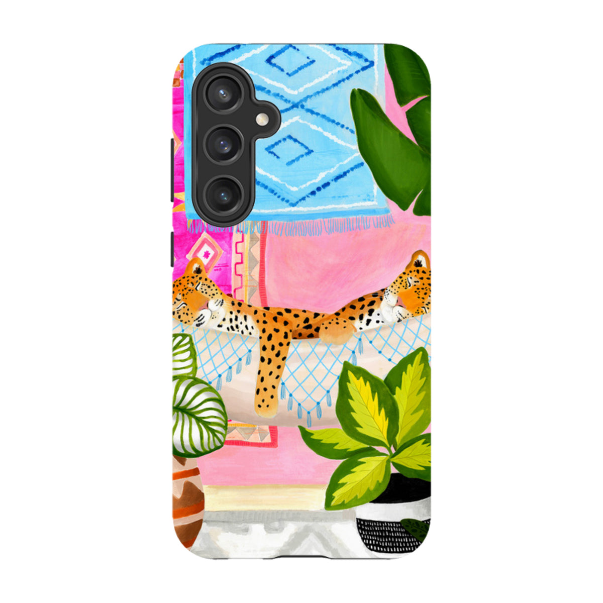 Samsung Tough Case - Leopards In Hammock By Bex Parkin