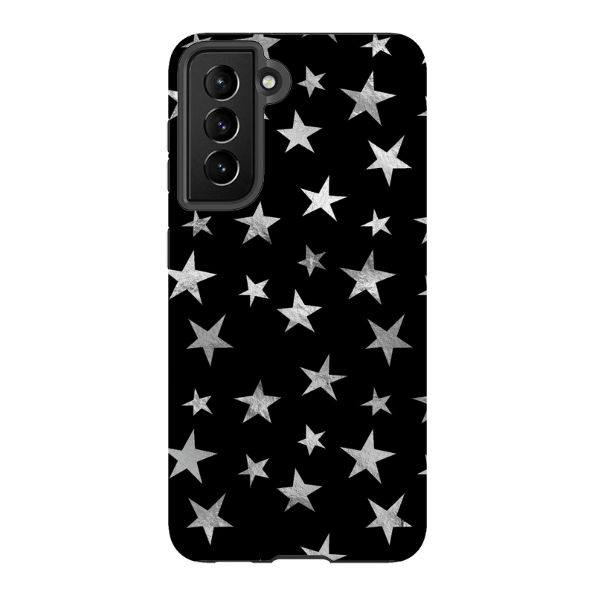 Samsung Tough Case - Black and Silver Stars