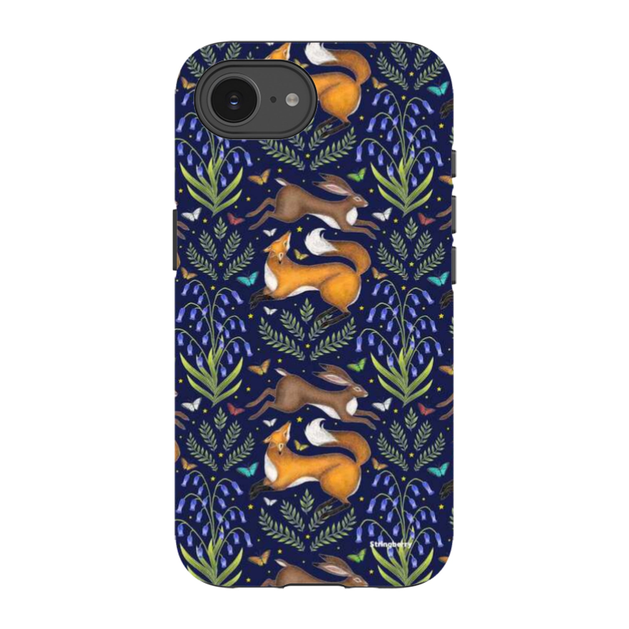 iPhone Tough Case - Fox And Hare By Catherine Rowe