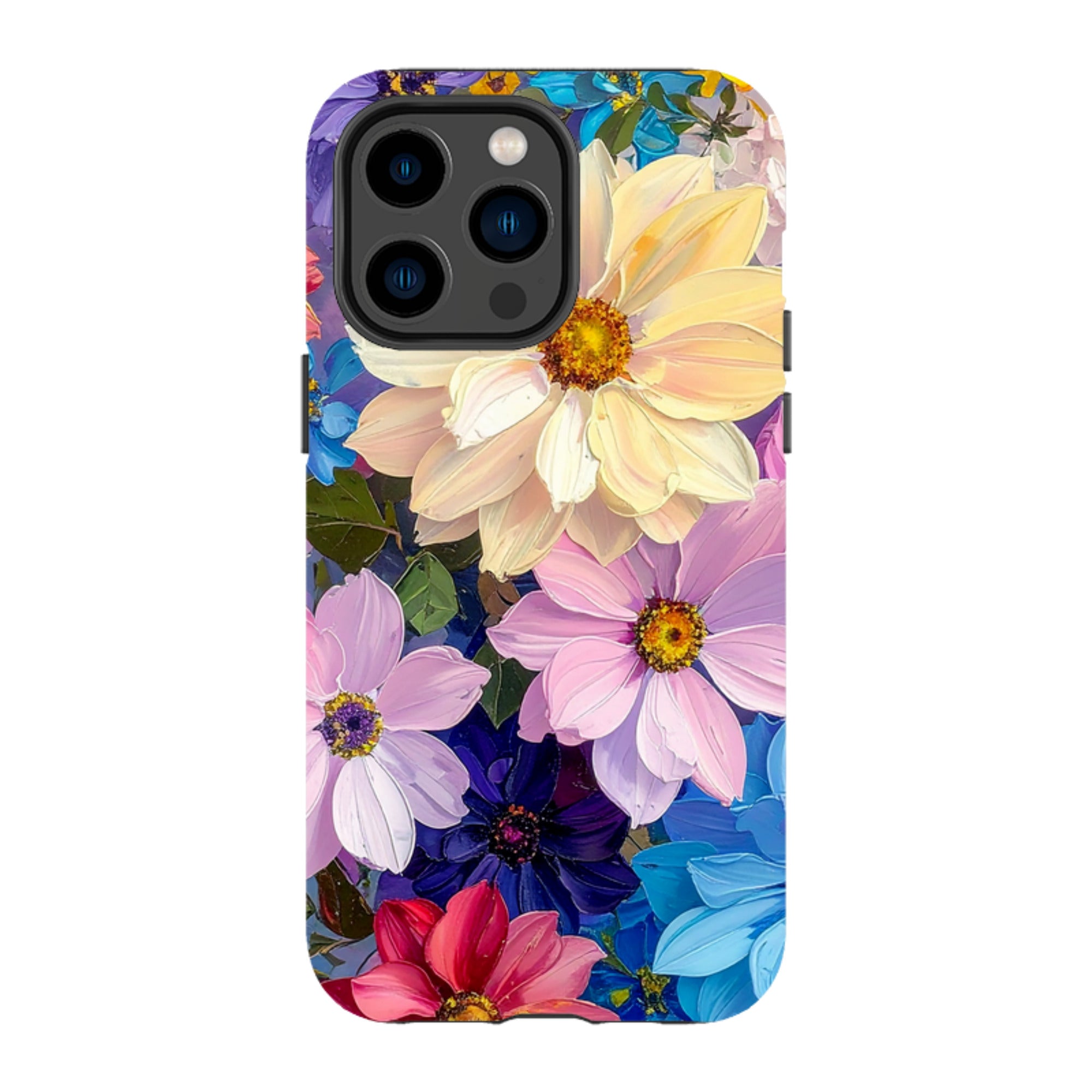 iPhone Tough Case - Summer Floral Blue Garden