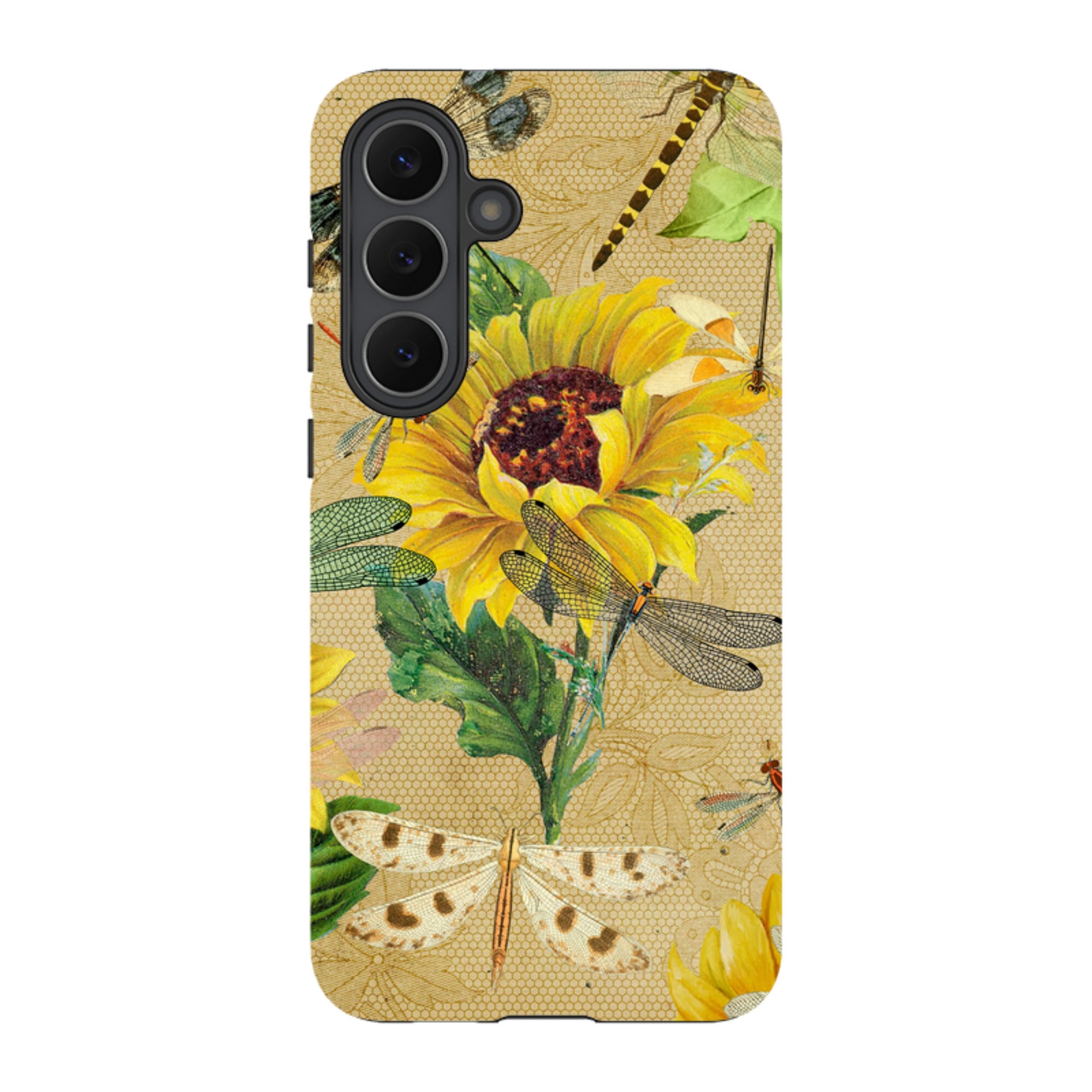 Samsung Tough Case - Dragonflies And Sunflowers