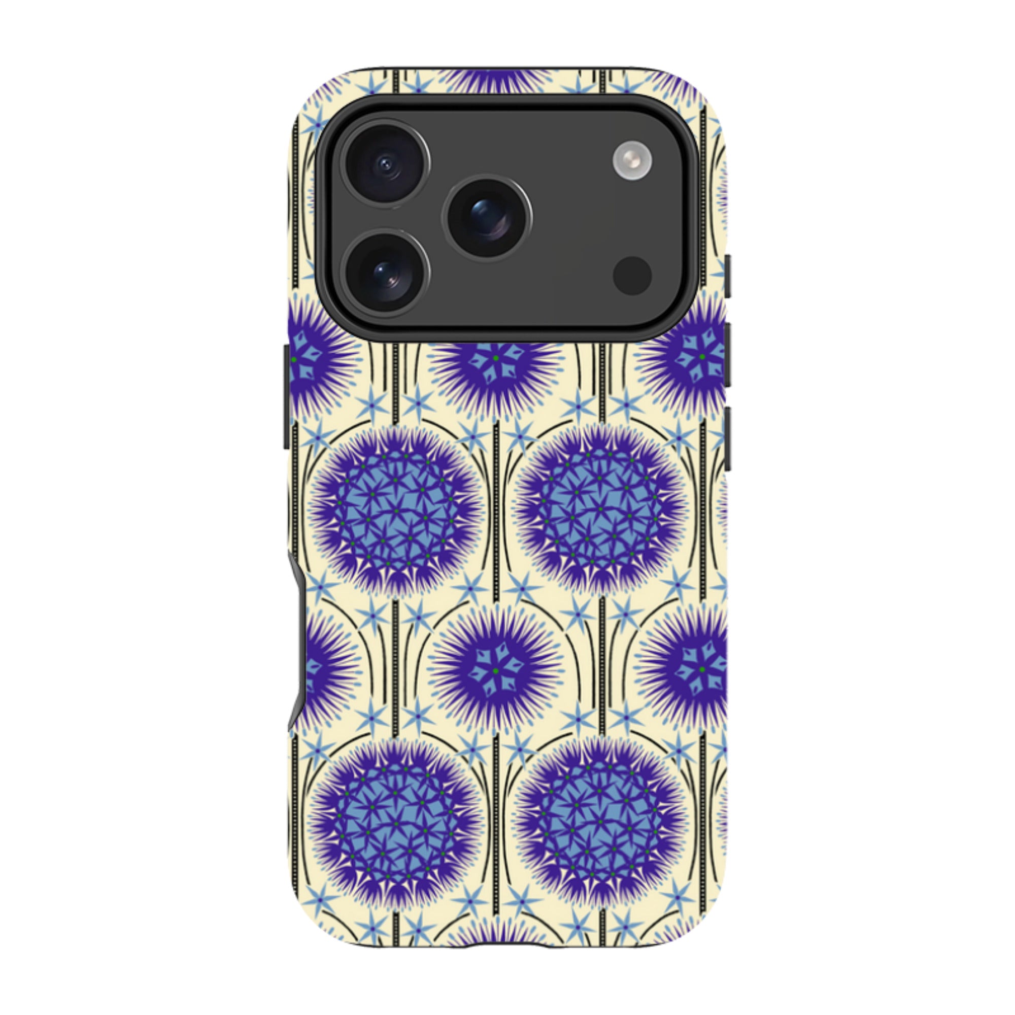 iPhone MagSafe Tough Case - Allium Cream By Cressida Bell