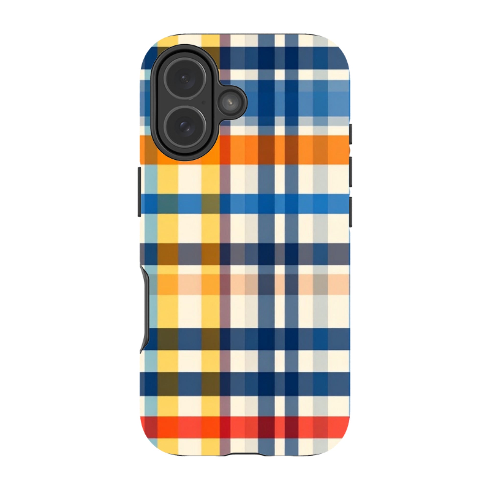 iPhone Tough Case - Barcelona Gingham