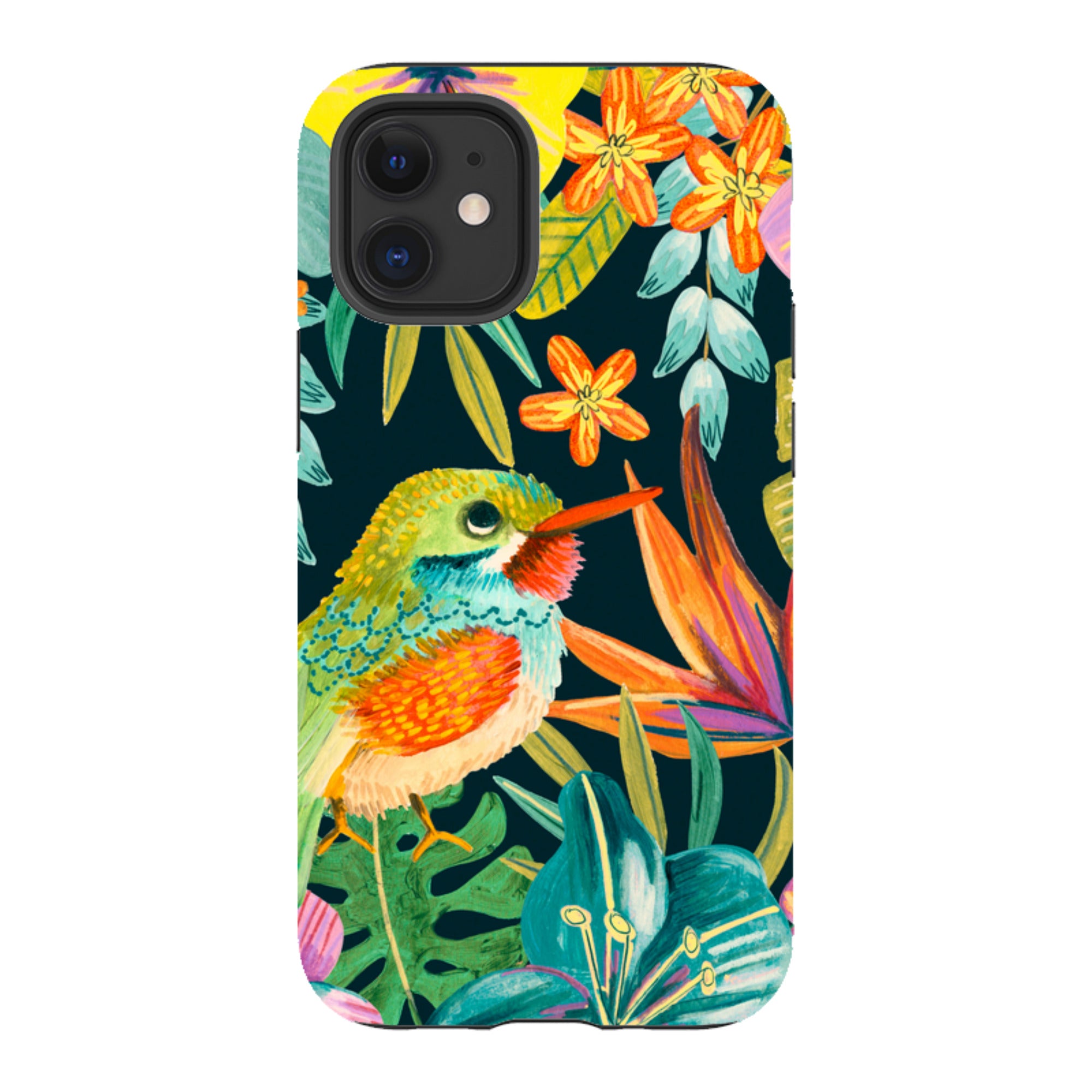 iPhone Tough Case - Tropical Bird By Caroline Bonne Muller