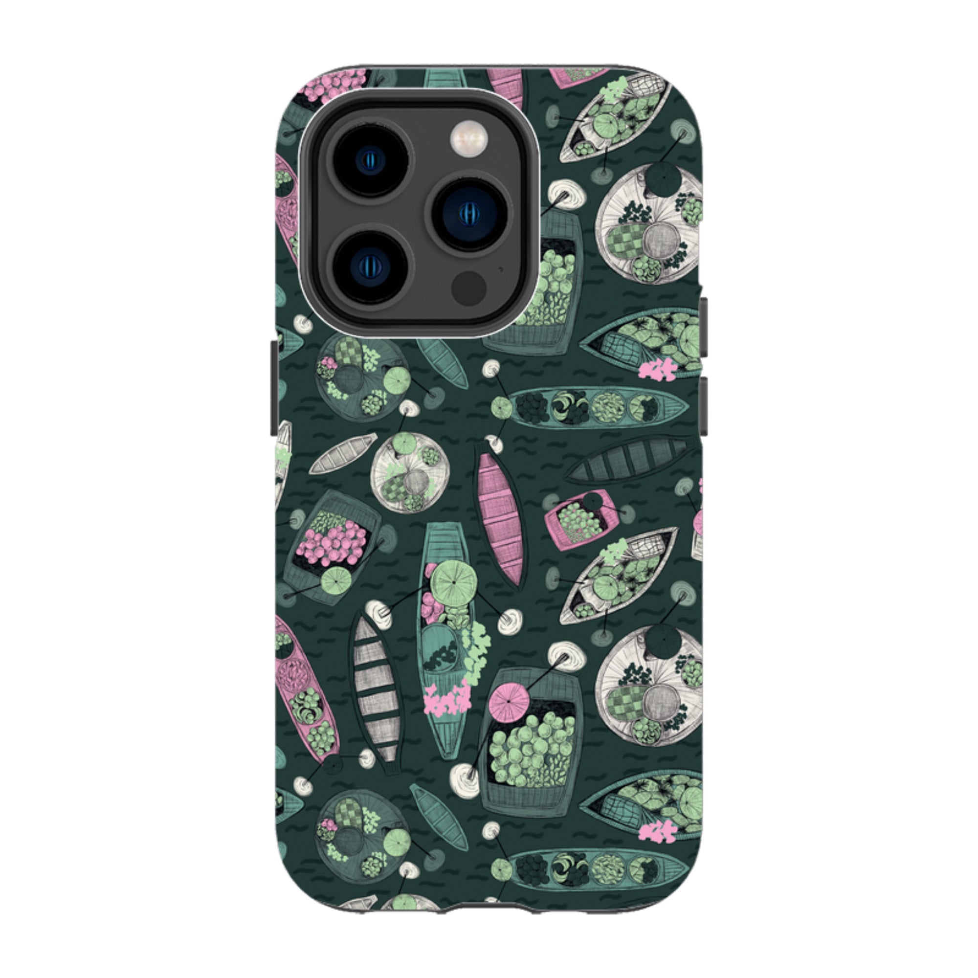 iPhone MagSafe Tough Case -  Floating Markets A By Jade Mosinski