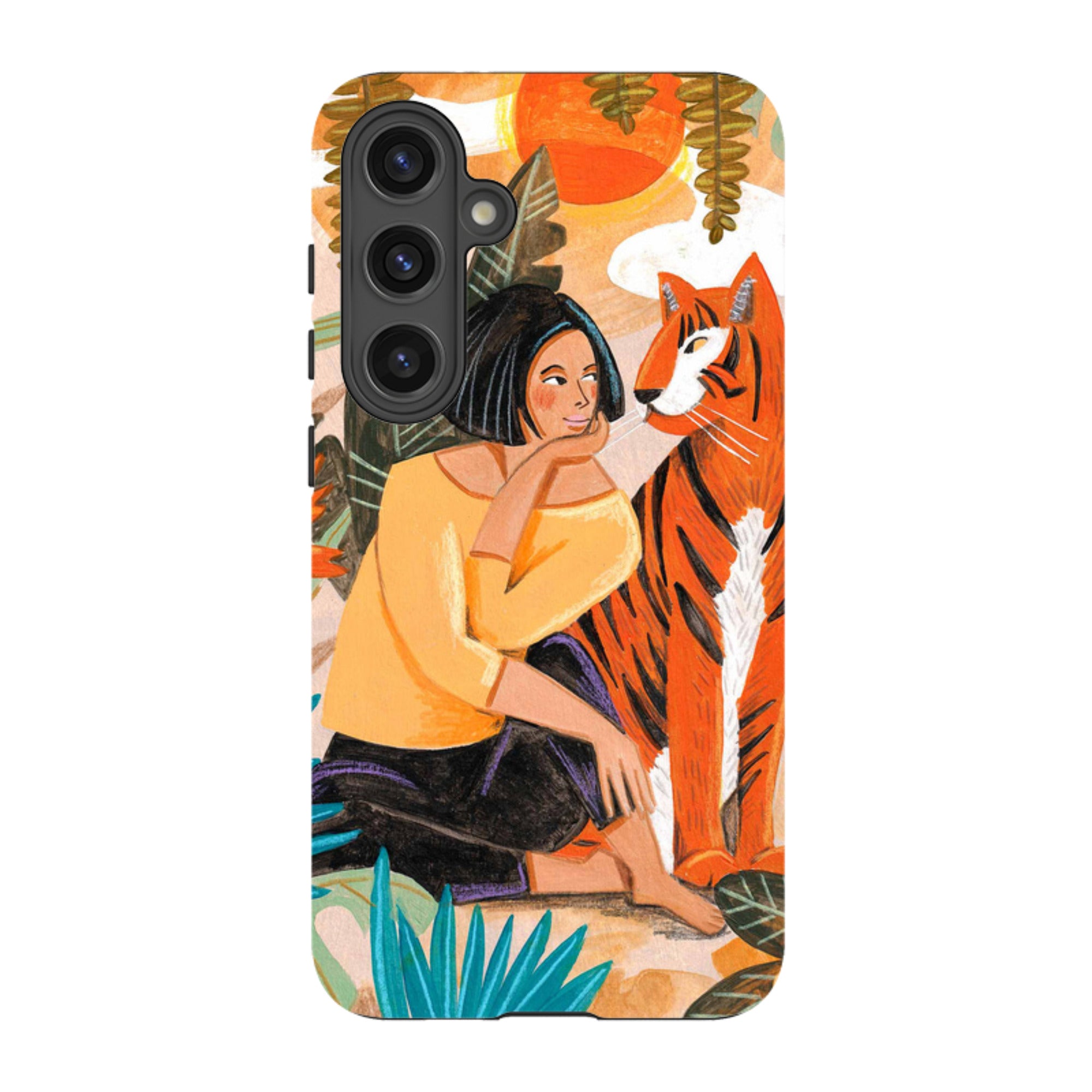 Samsung Tough Case - Hello Tiger By Caroline Bonne Muller