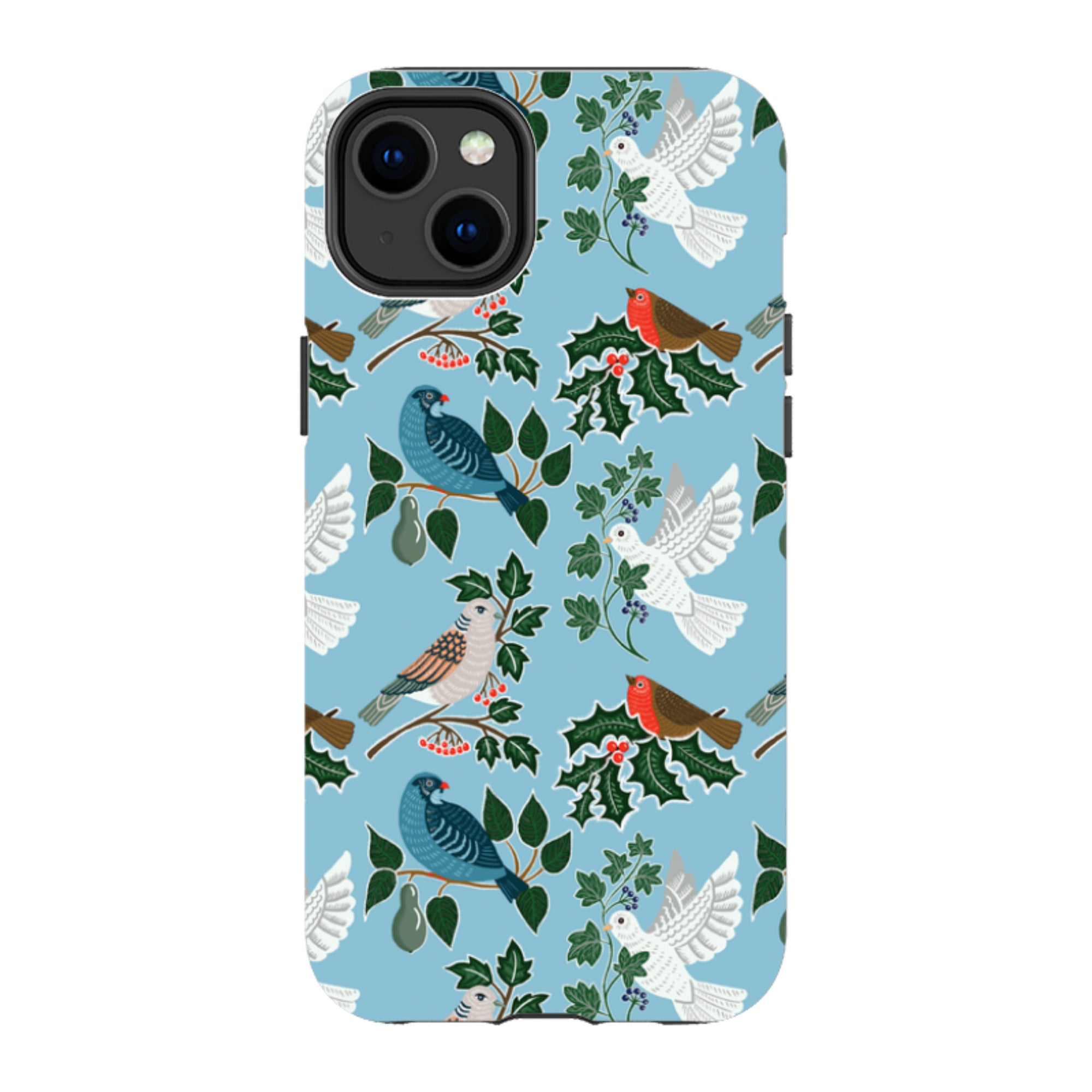 iPhone Tough Case - Winter Birds-2 By kate Heiss
