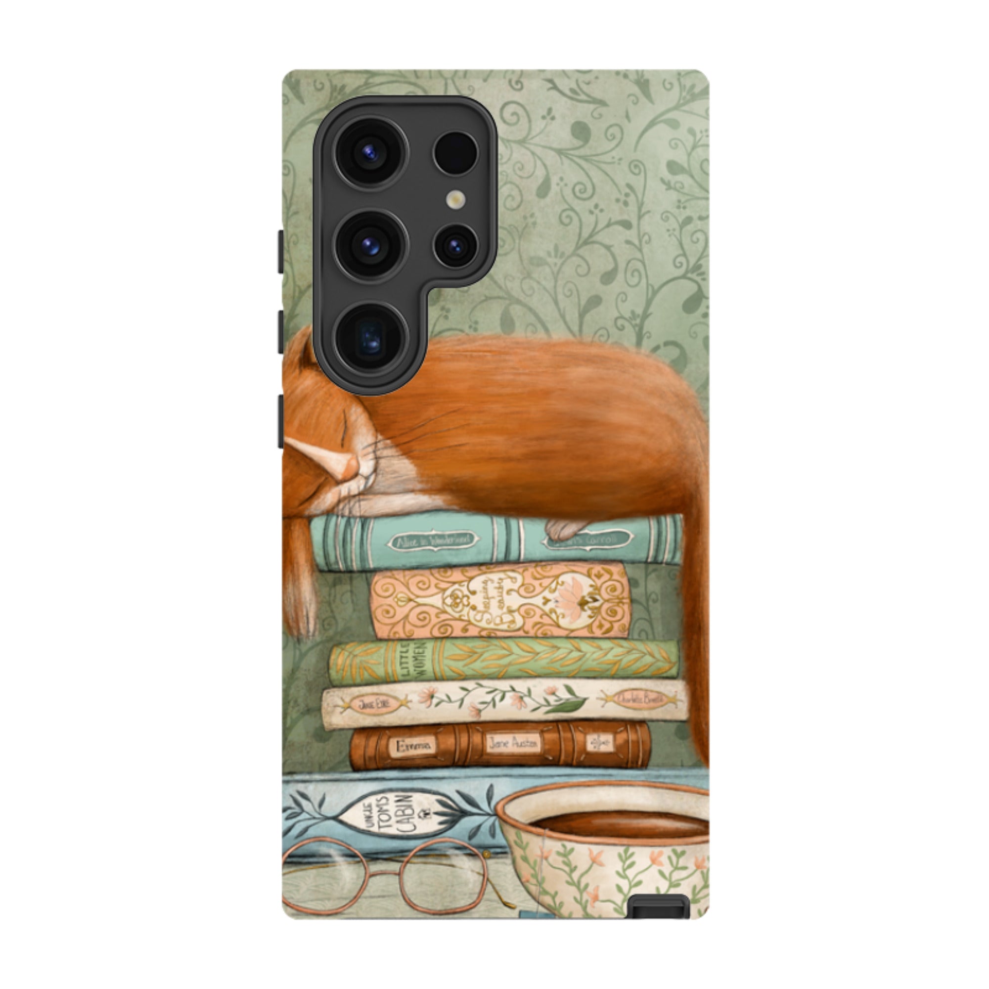 Samsung Tough Case - Cats and Books By Maja Lindberg
