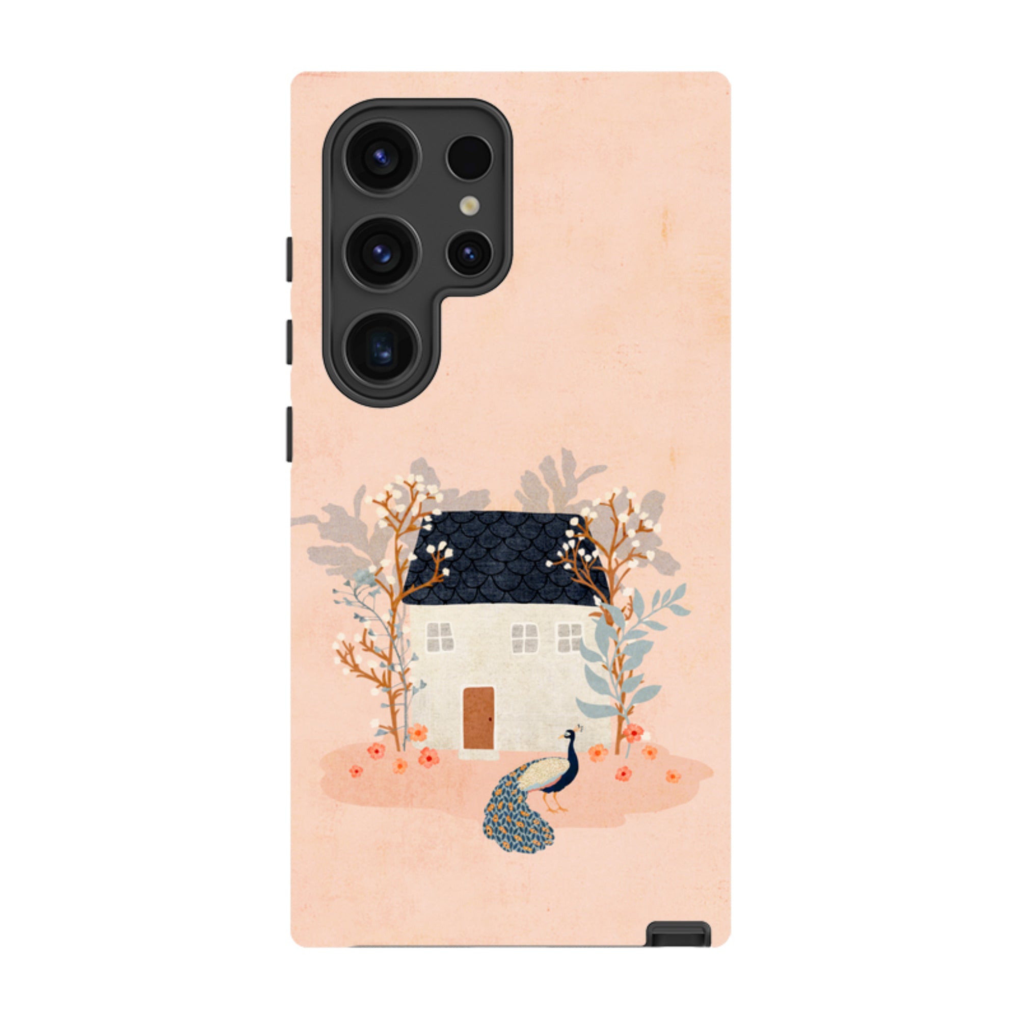 Samsung Tough Case - Home Pink By Katherine Quinn