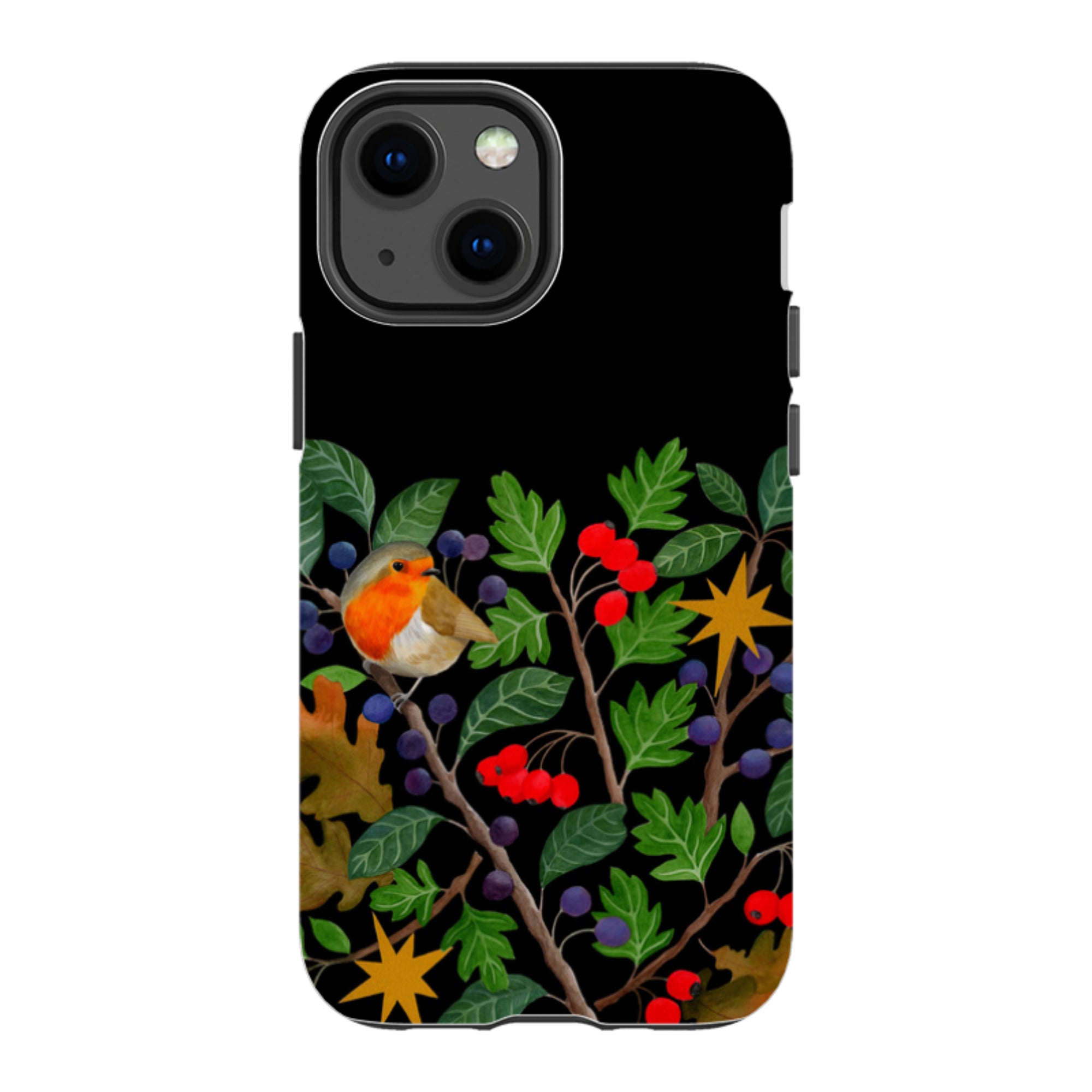 iPhone Tough Case - Sloe Robin By Bex Parkin