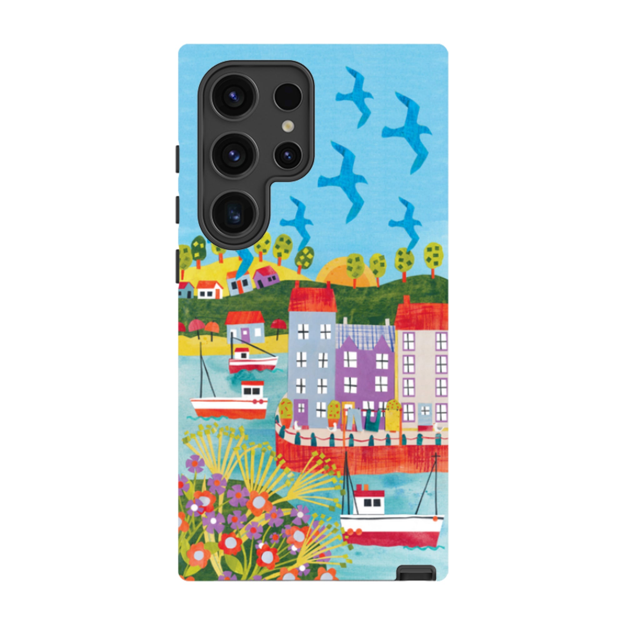 Samsung Tough  Case - Harbour Side By Tracey English