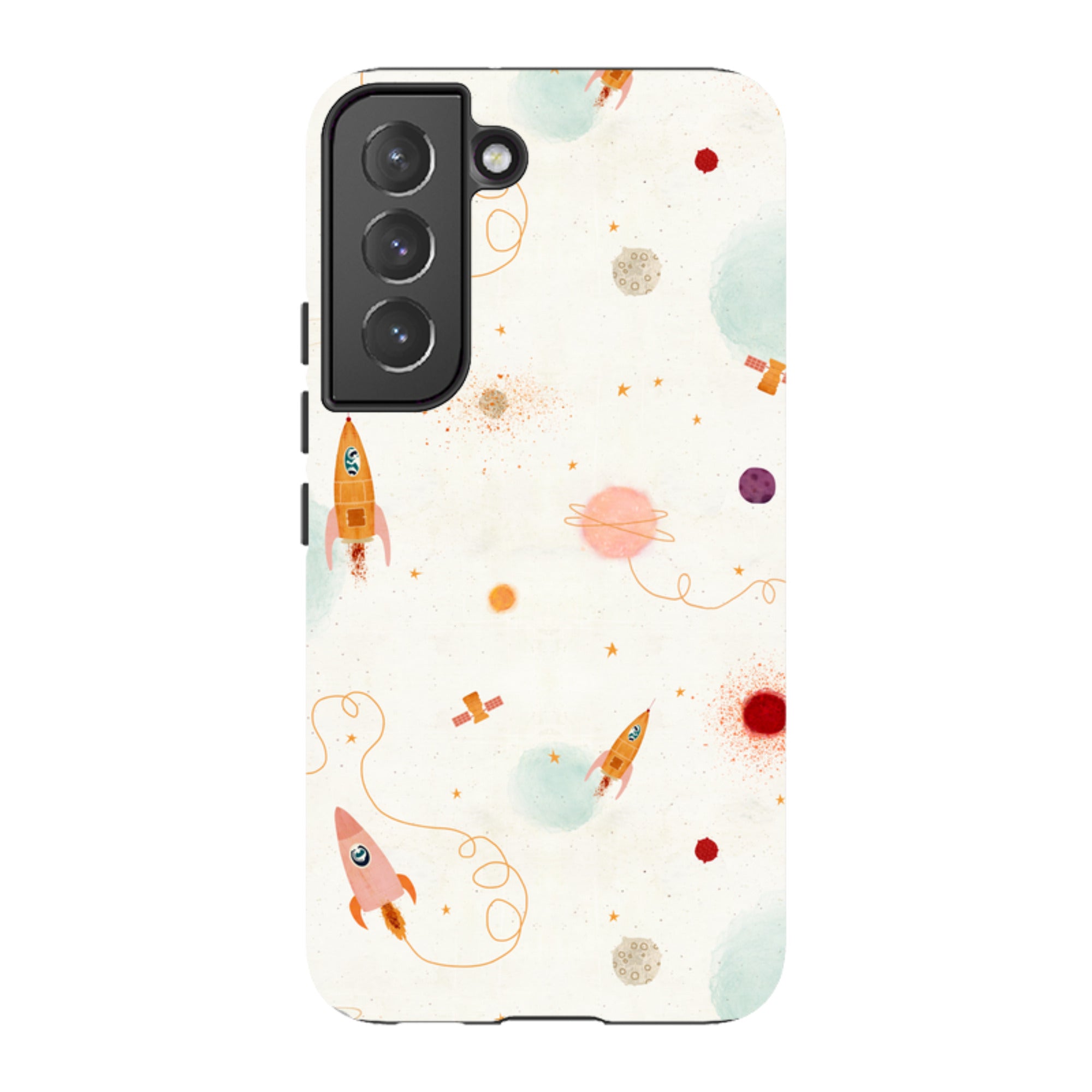 Samsung Tough Case - Rockets Cream By Katherine Quinn