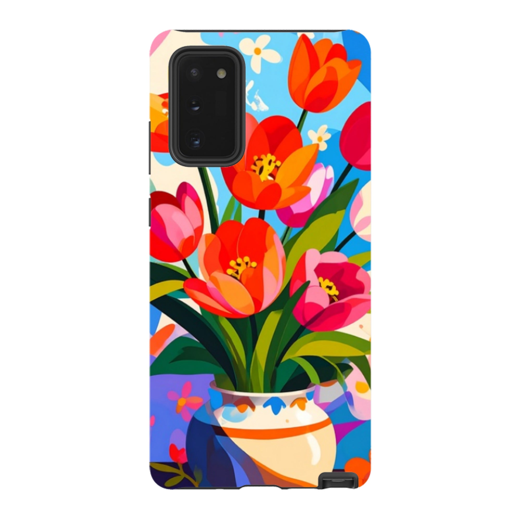 Samsung Tough Case - Tulip Pot Floral
