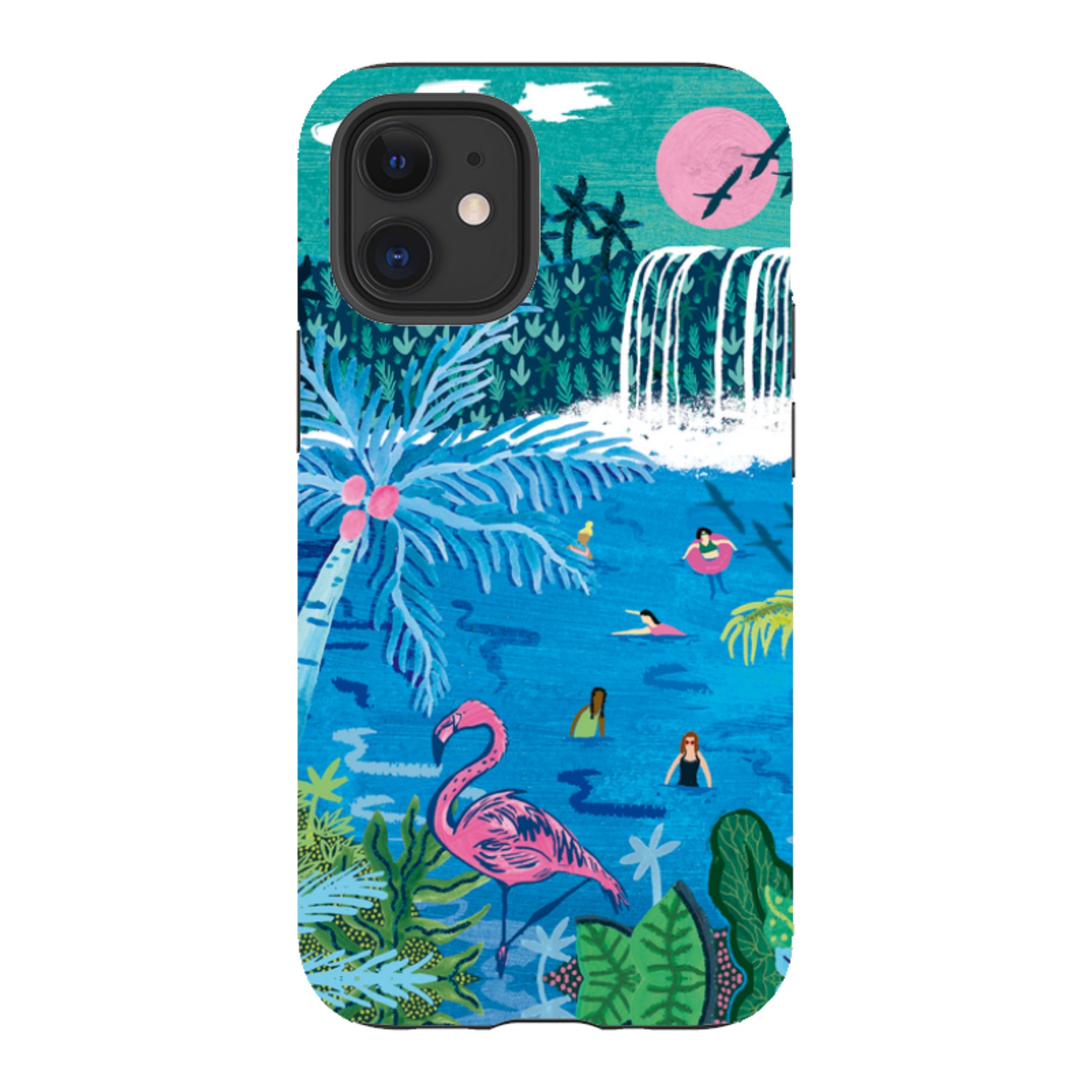 iPhone Tough Case - Palm Pool By Emma Frances Grant