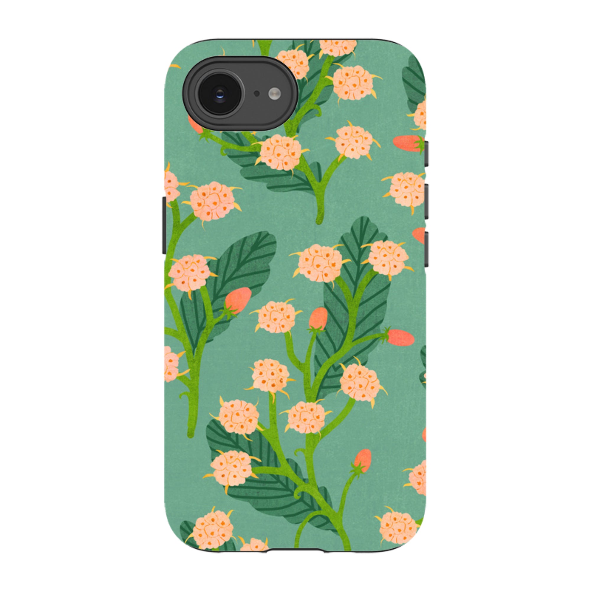 iPhone Tough Case - Summer Seeds Teal By Katherine Quinn
