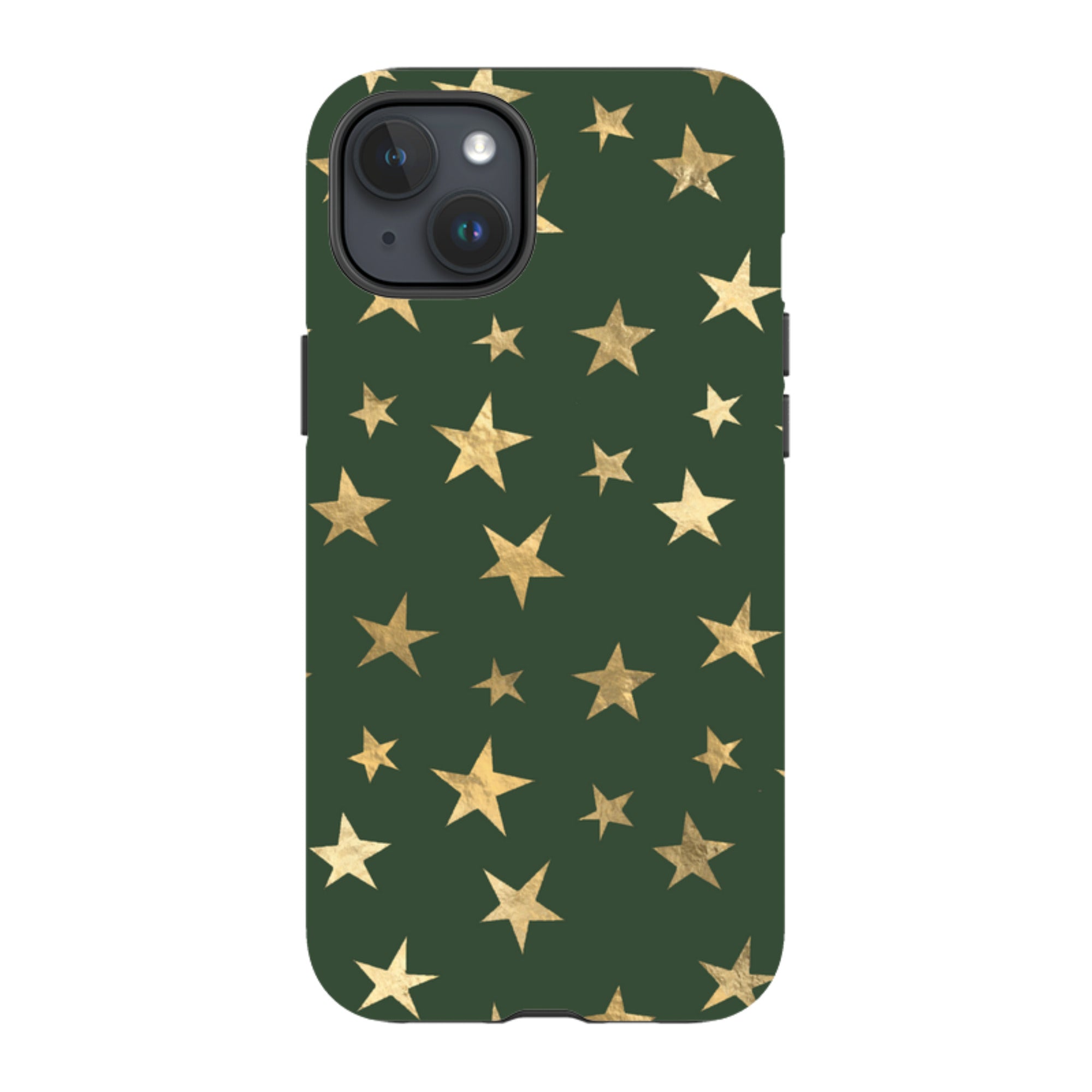 iPhone MagSafe Tough Case - Green and Gold Stars