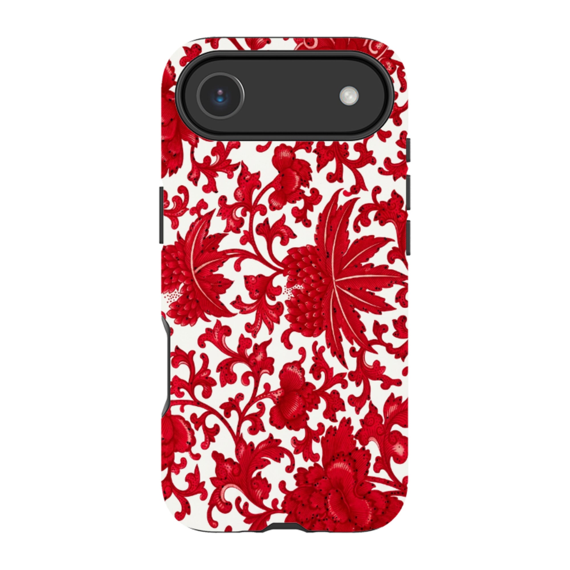 iPhone MagSafe Tough Case - Red Chinoiserie Floral