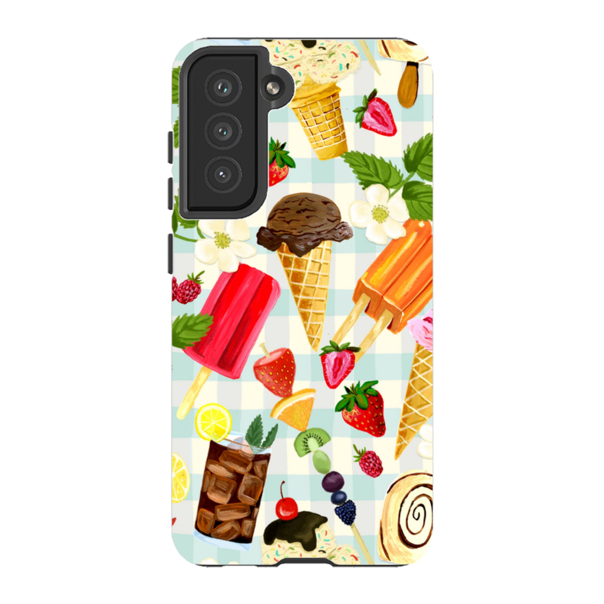 Samsung Tough Case - Ice Floral By Abby Jacobs