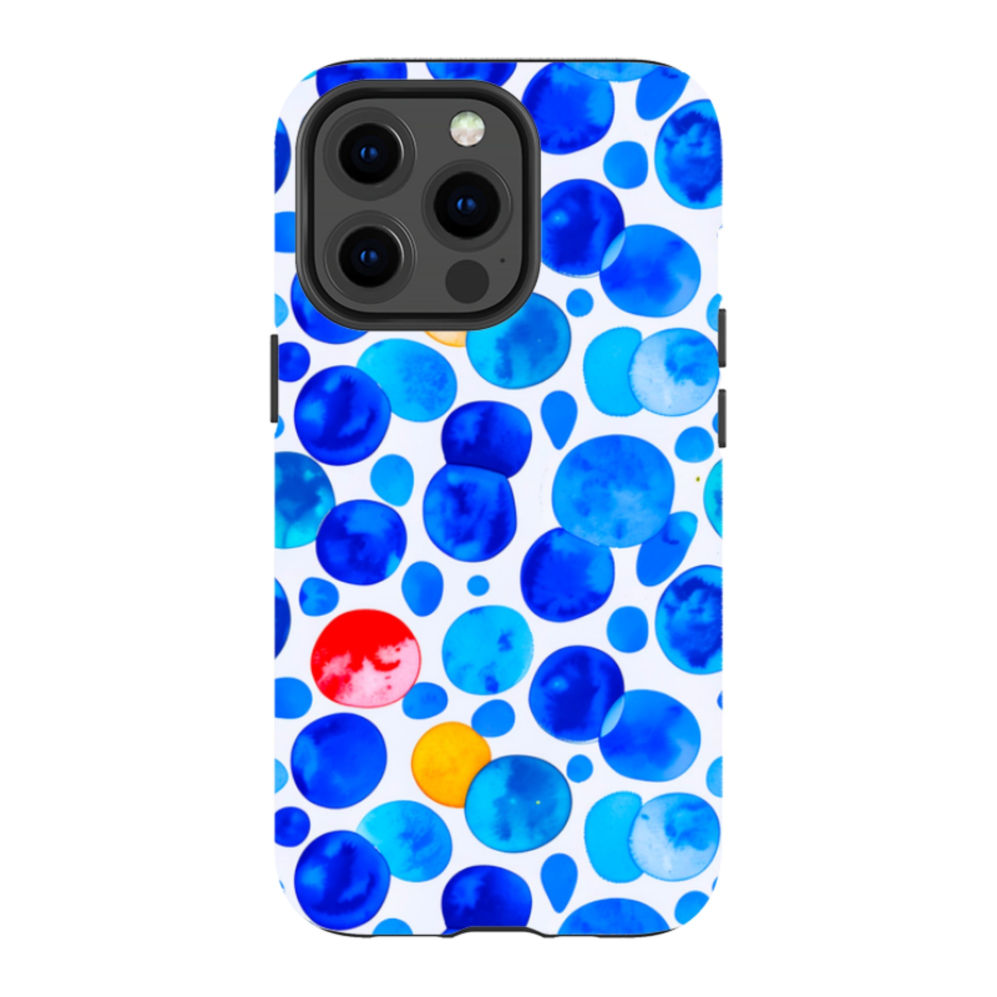 iPhone MagSafe Tough Case - Blue Moon Polka
