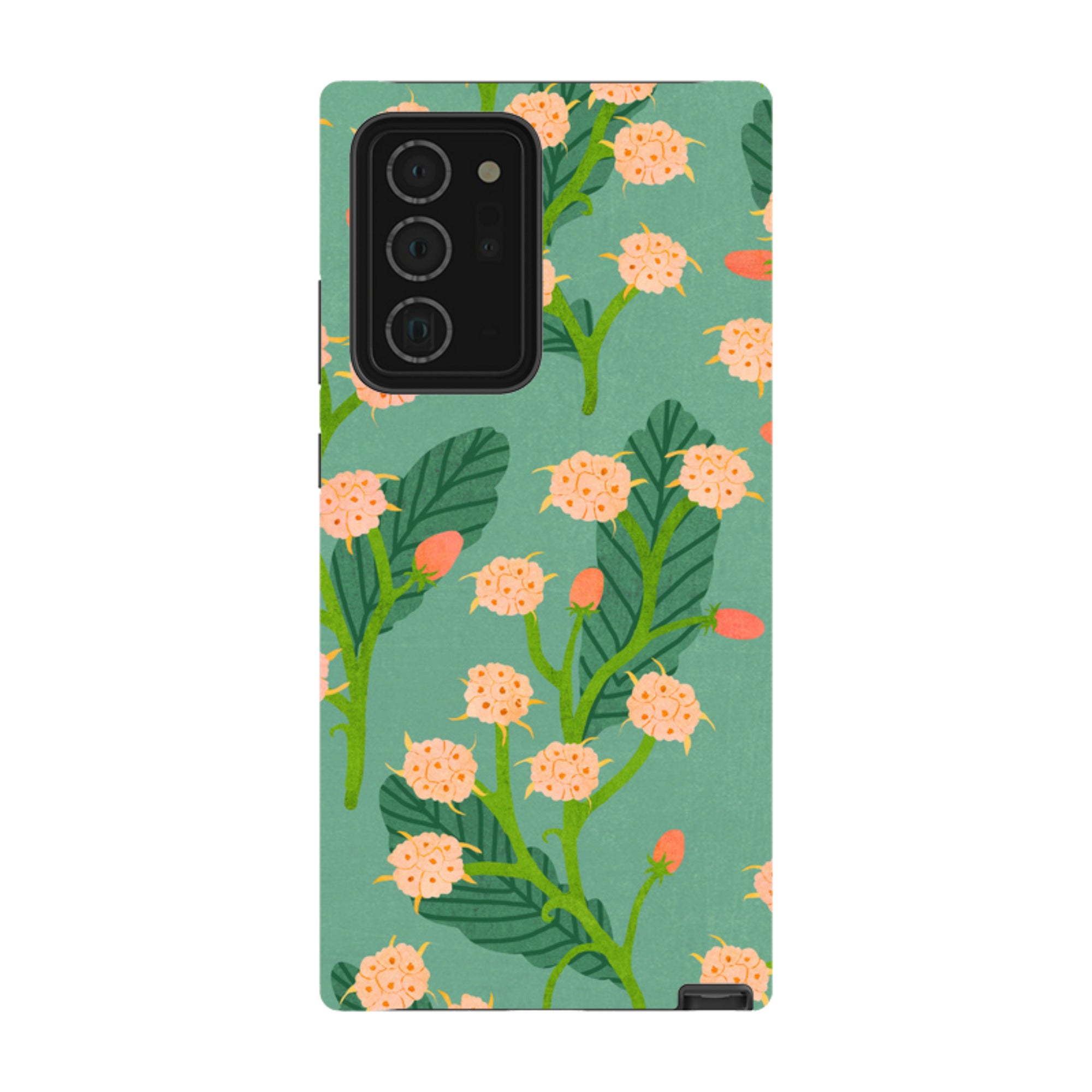 Samsung Tough Case - Summer Seeds Teal By Katherine Quinn